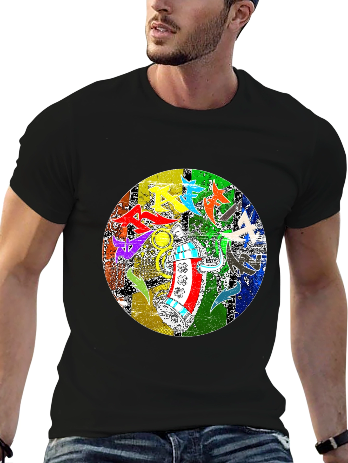 Graffiti Art Spray Paint Graphic Tee
