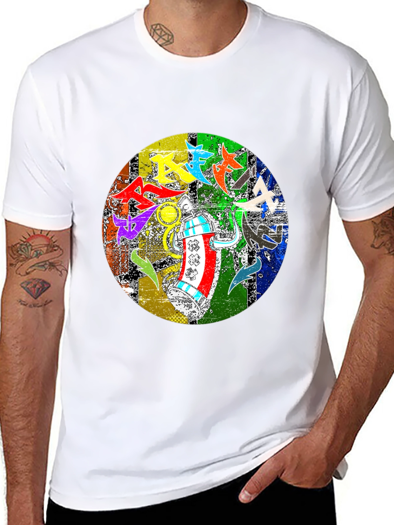 Graffiti Art Spray Paint Graphic Tee