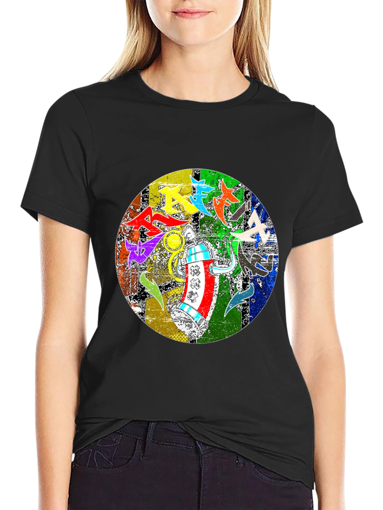 Graffiti Art Spray Paint Graphic Tee