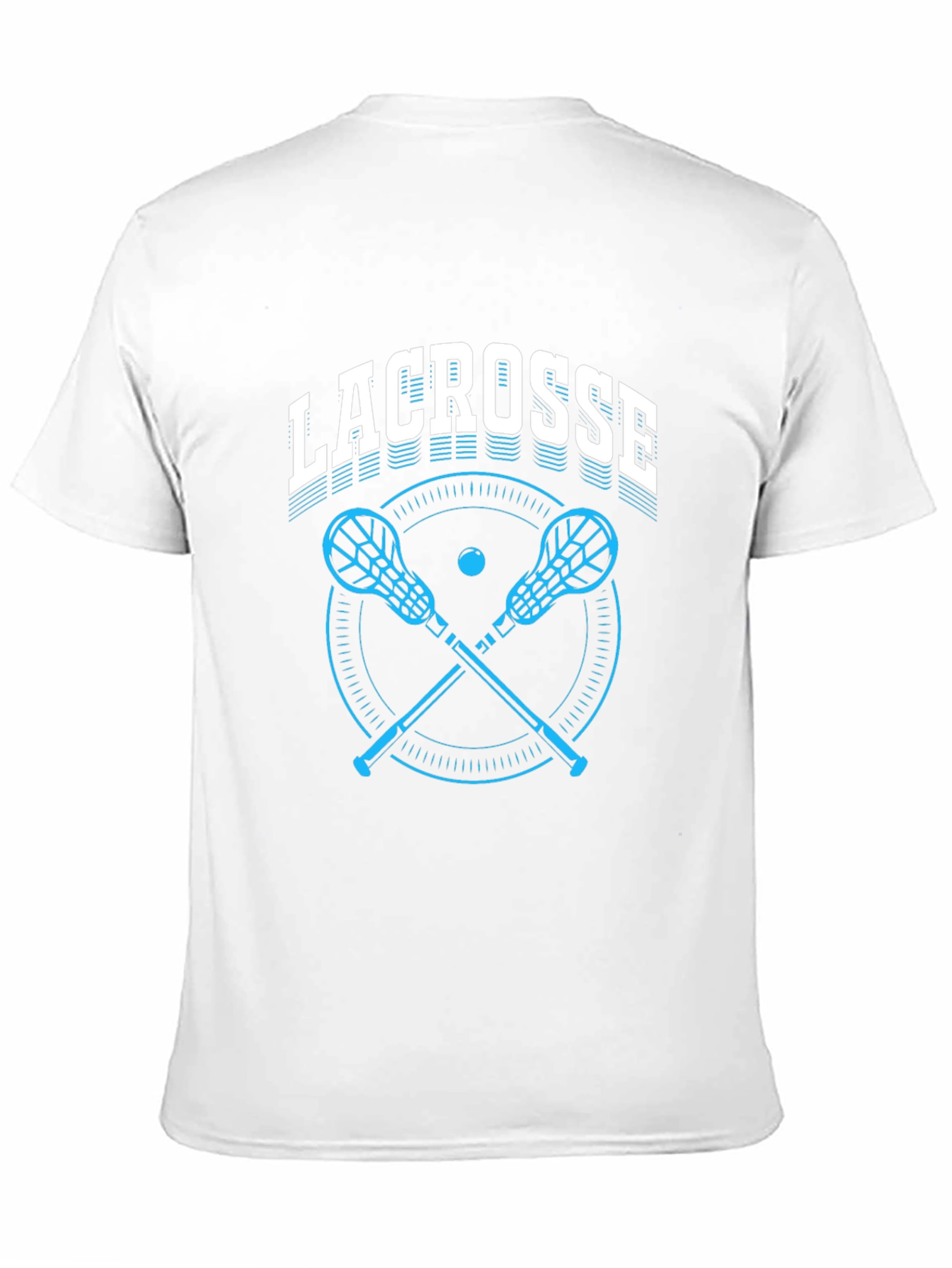 Lacrosse Graphic T-Shirt - Black Cotton Tee