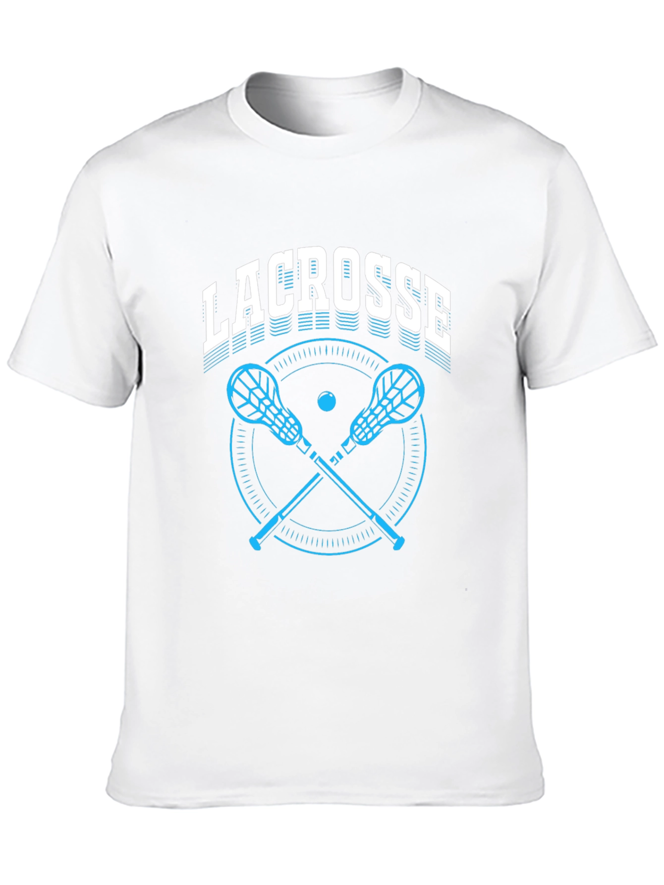 Lacrosse Graphic T-Shirt - Black Cotton Tee