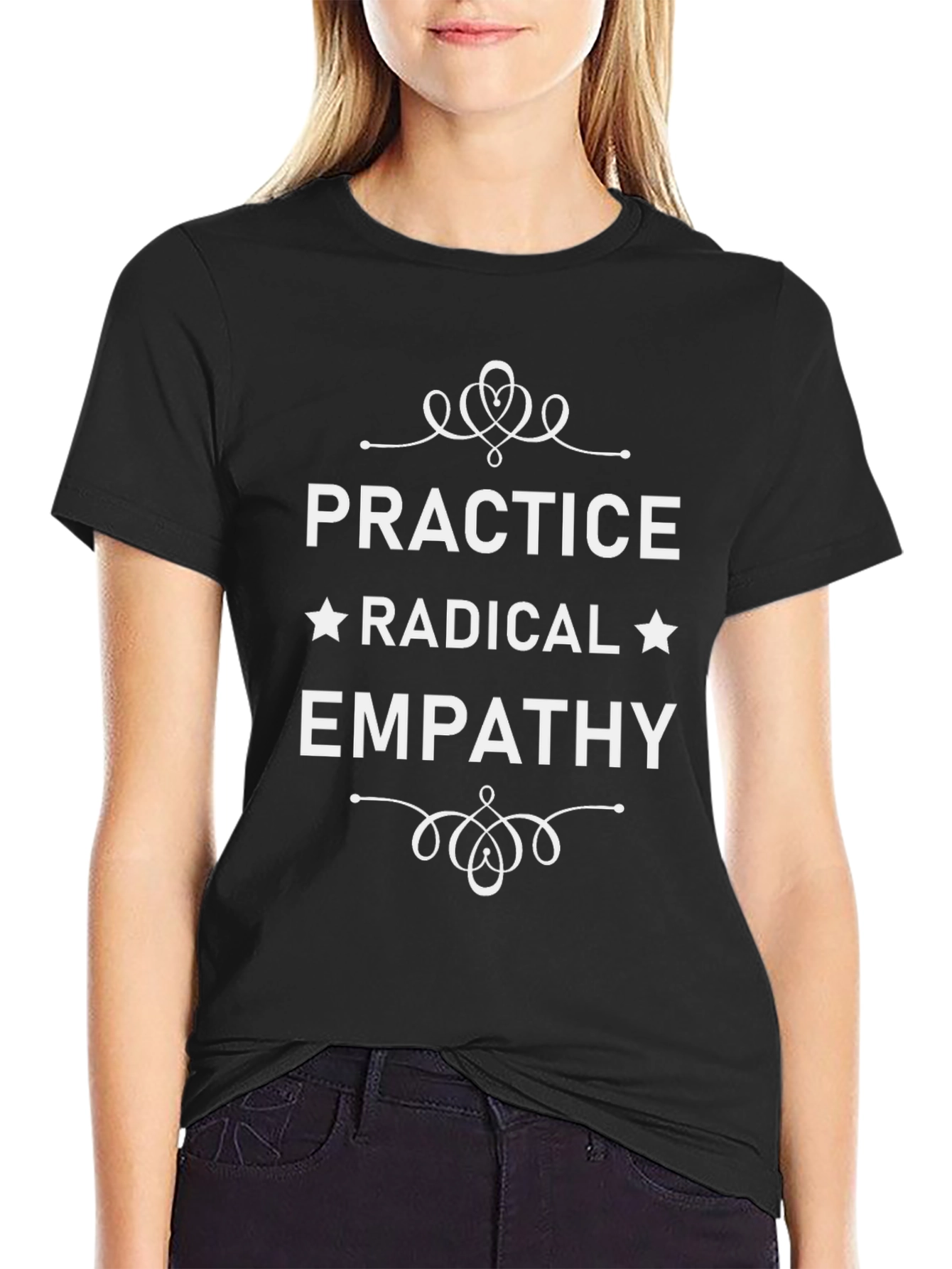 Practice Radical Empathy Black T-Shirt