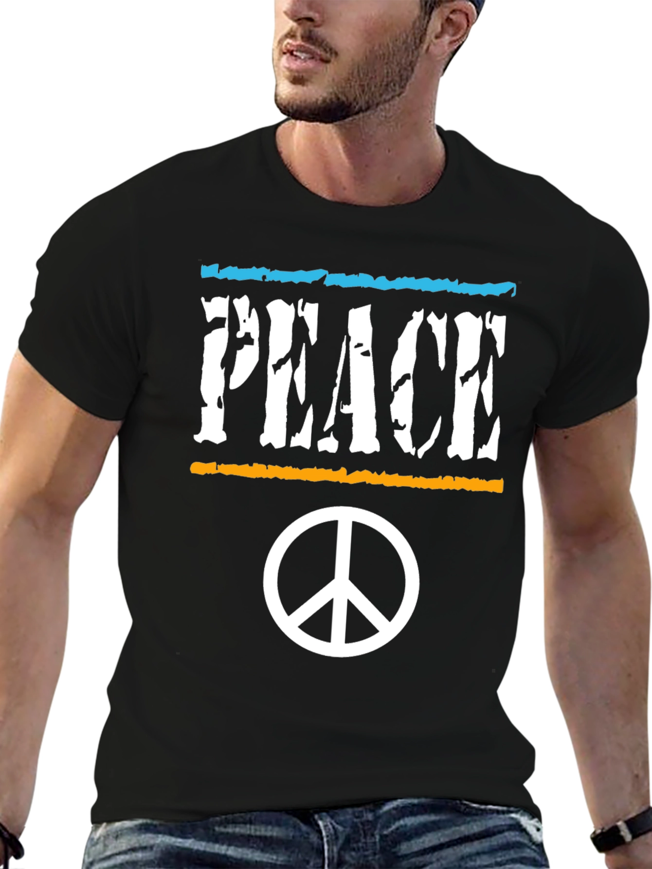 Peace Sign Graphic T-Shirt