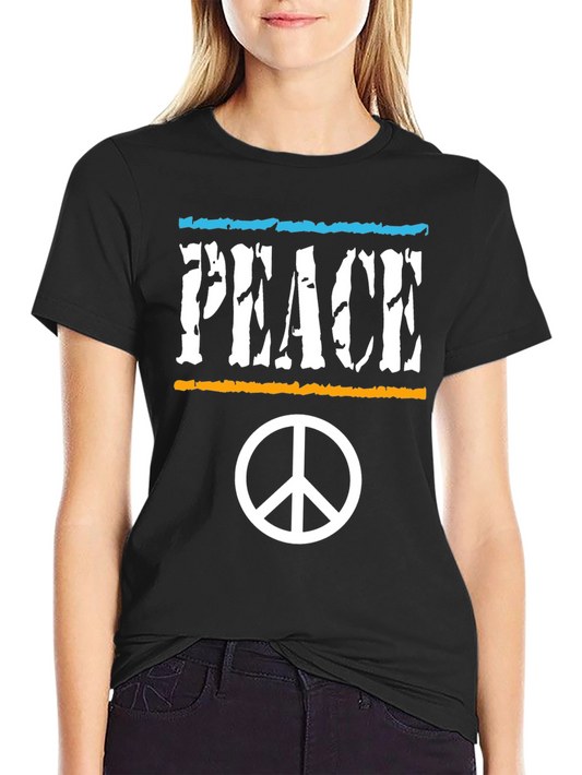 Peace Sign Graphic T-Shirt