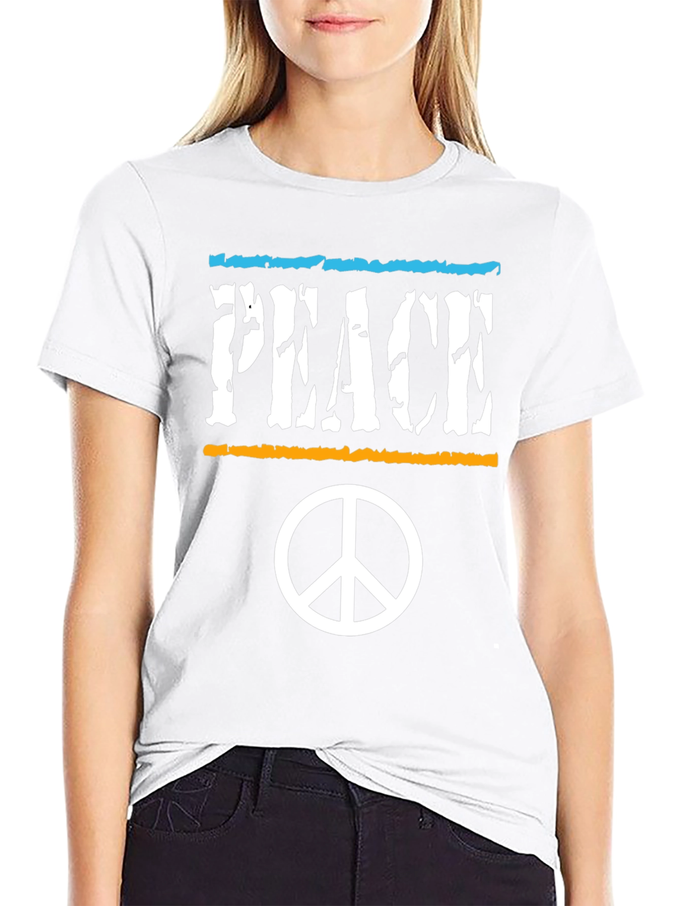 Peace Sign Graphic T-Shirt