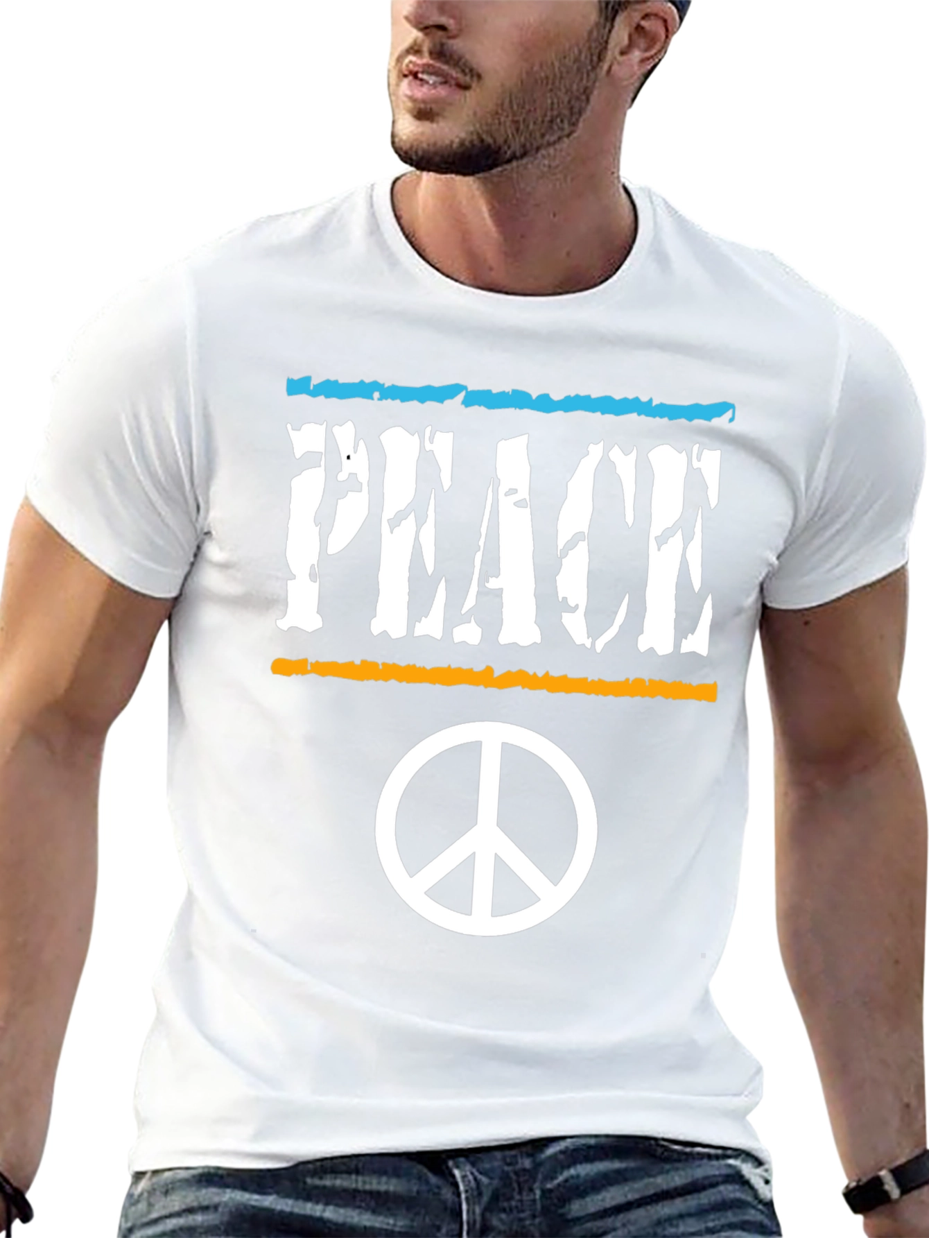 Peace Sign Graphic T-Shirt