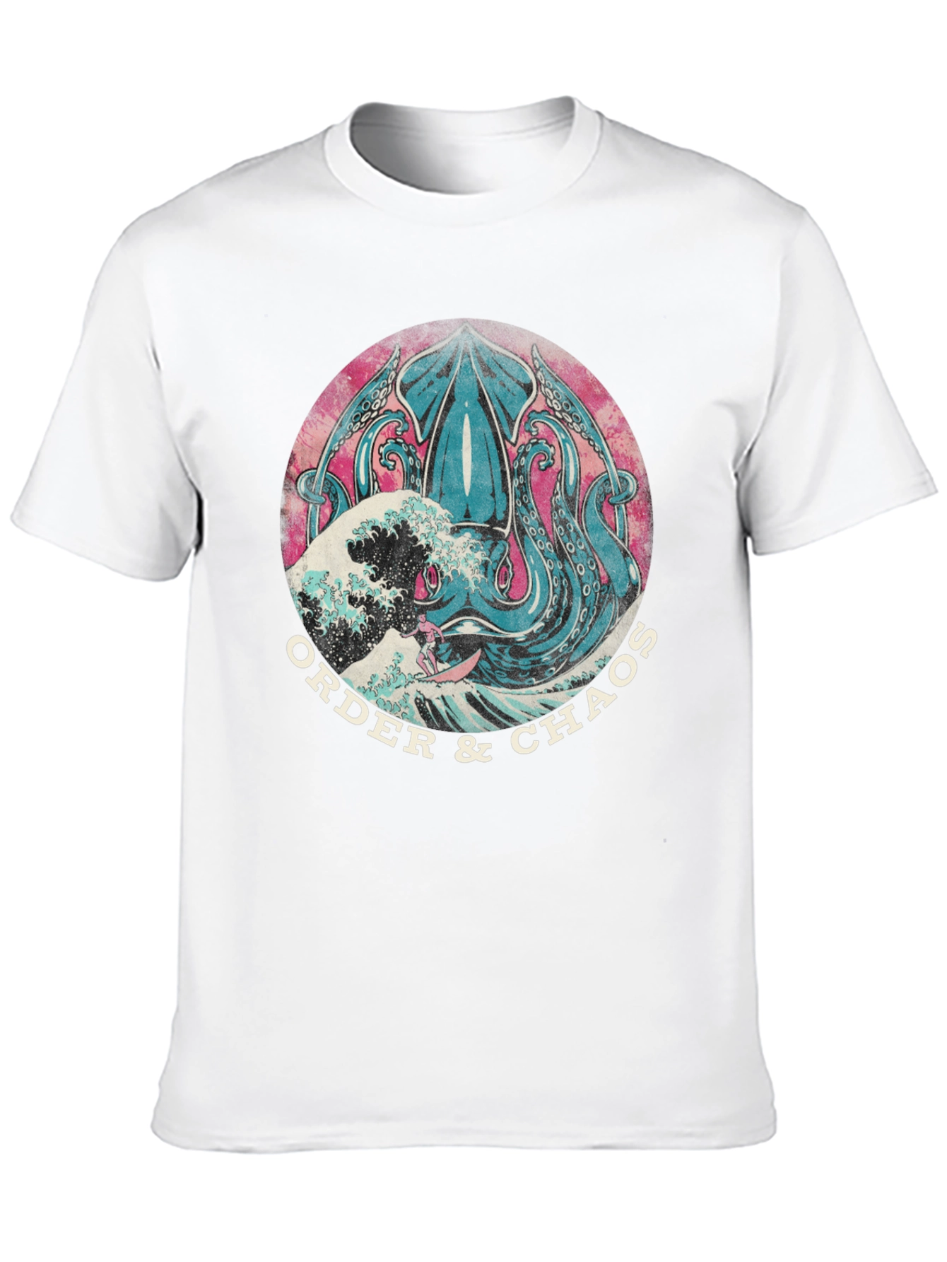 Order & Chaos Squid Graphic Tee - Black