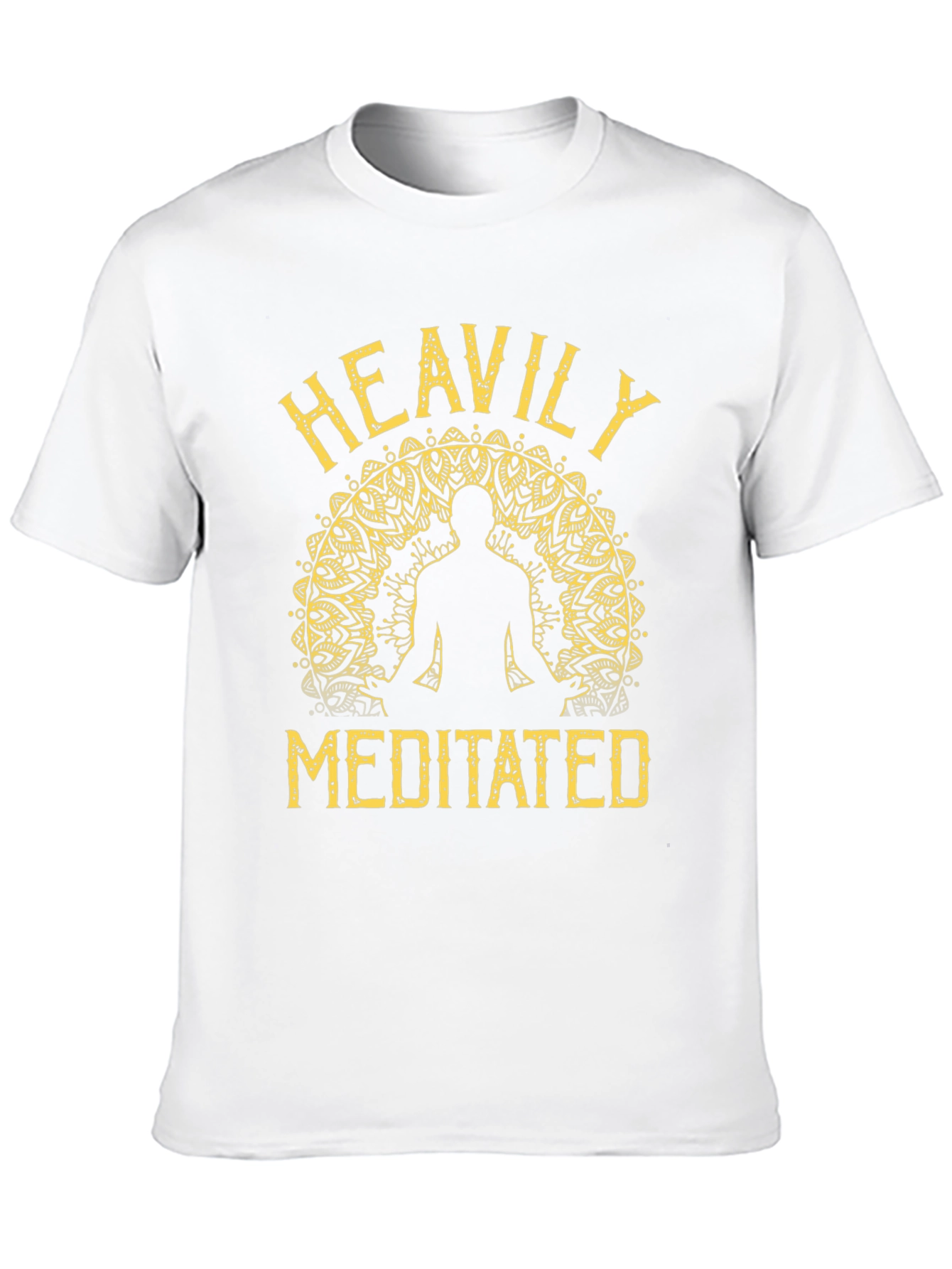 Heavily Meditated Graphic T-Shirt - Black