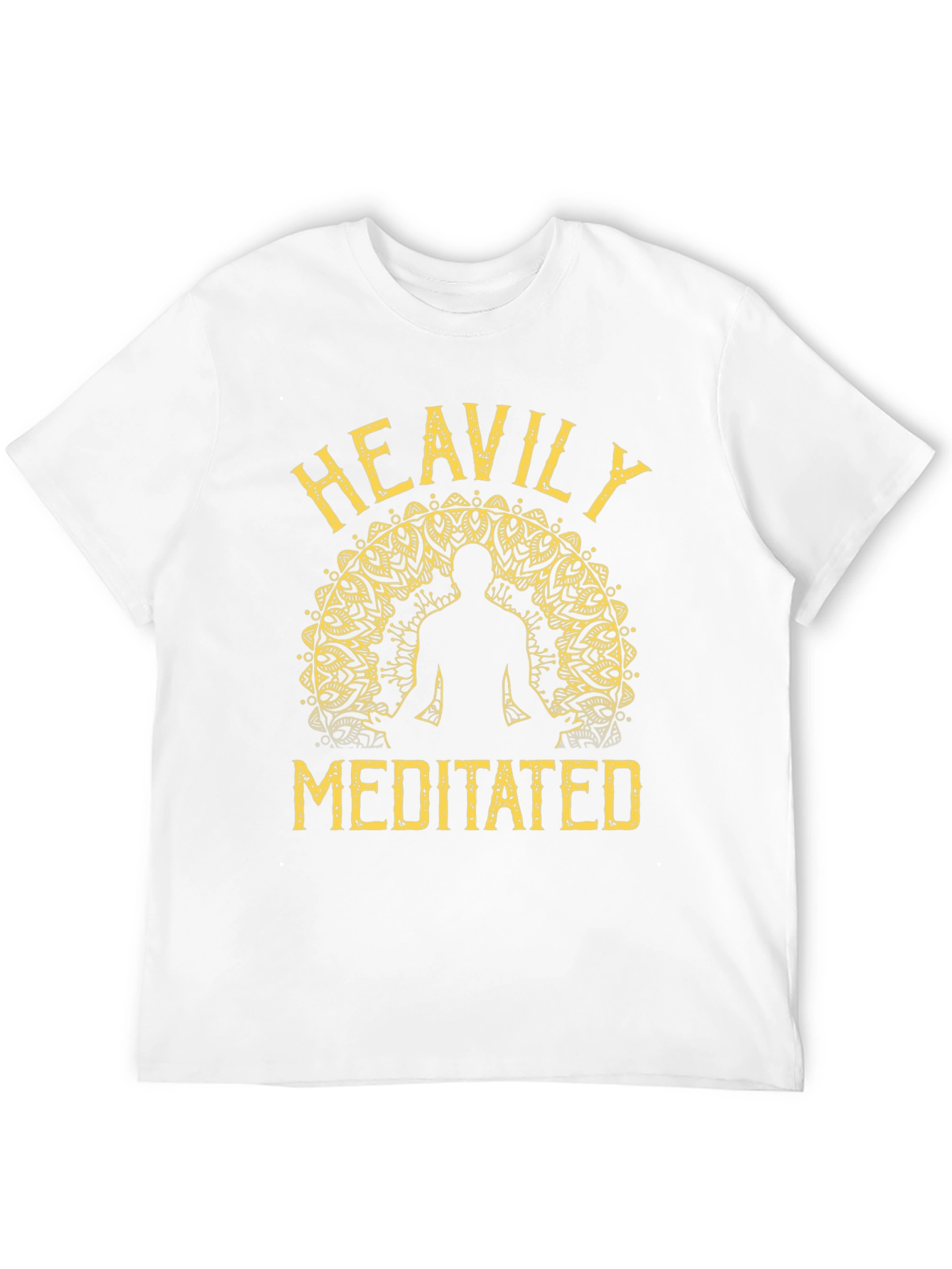 Heavily Meditated Graphic T-Shirt - Black