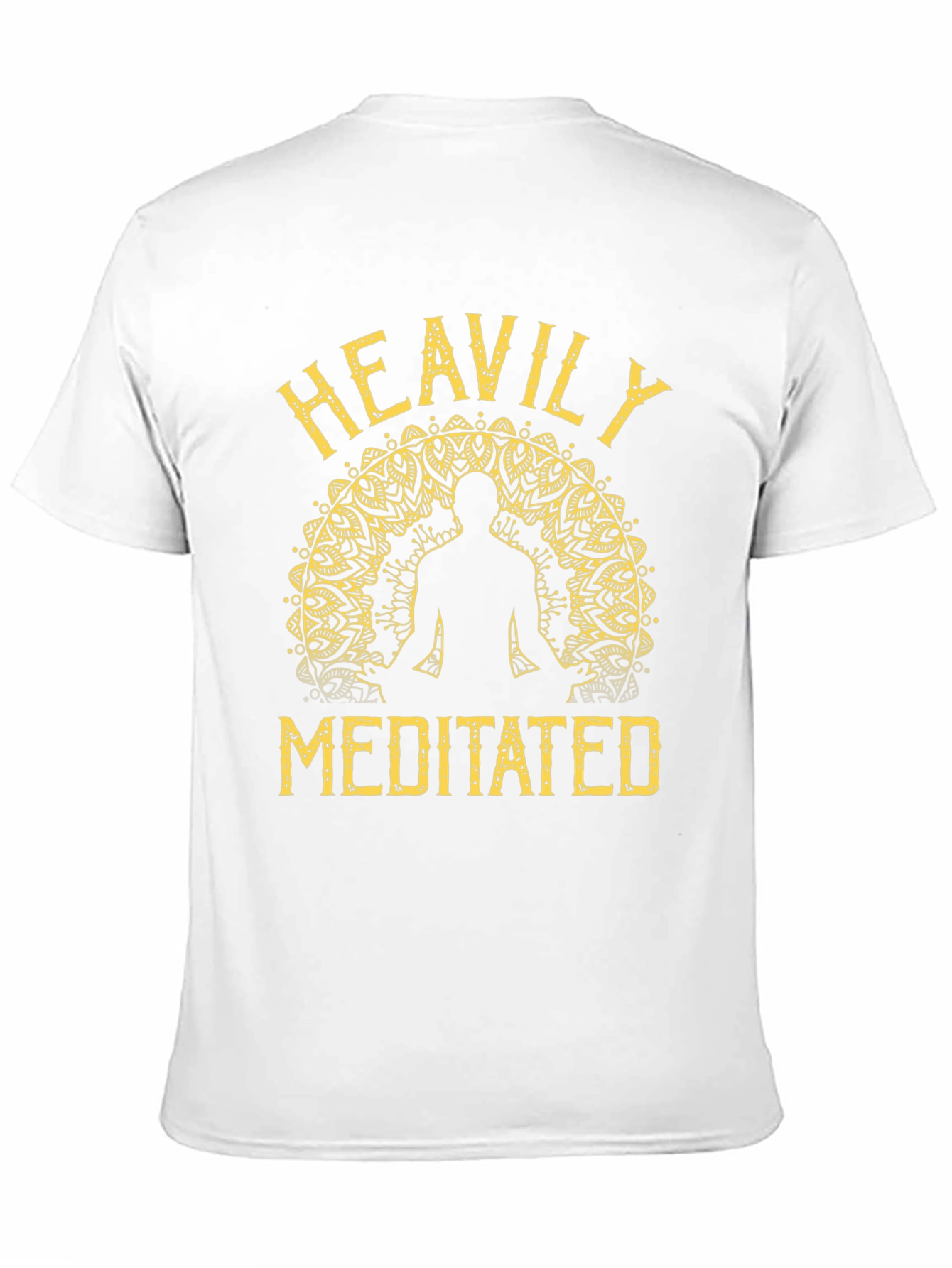Heavily Meditated Graphic T-Shirt - Black