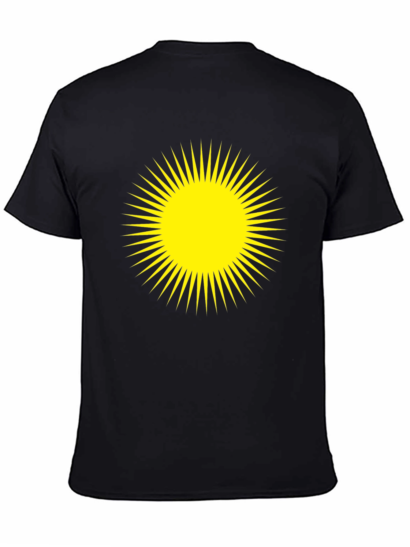Radiant Sun Graphic Black T-Shirt