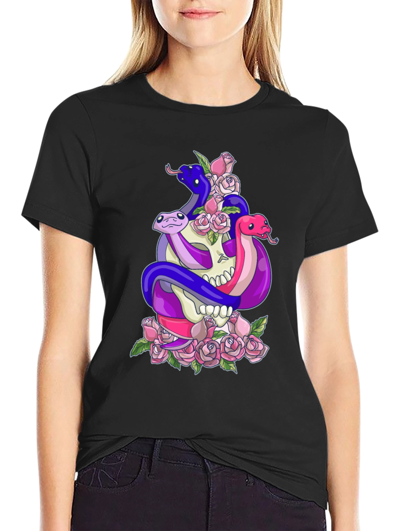 Skull & Snakes Graphic Tee - Unisex