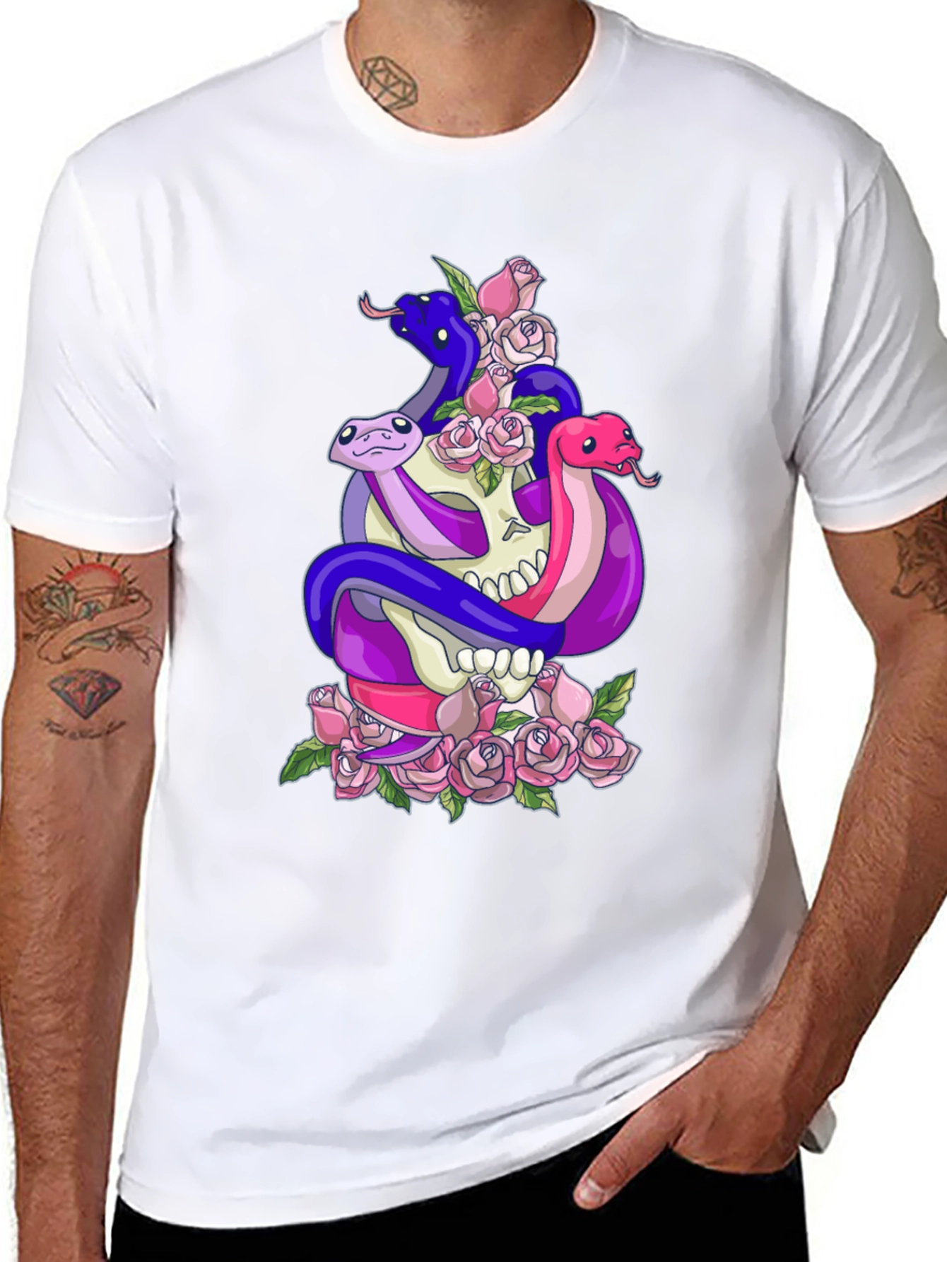 Skull & Snakes Graphic Tee - Unisex