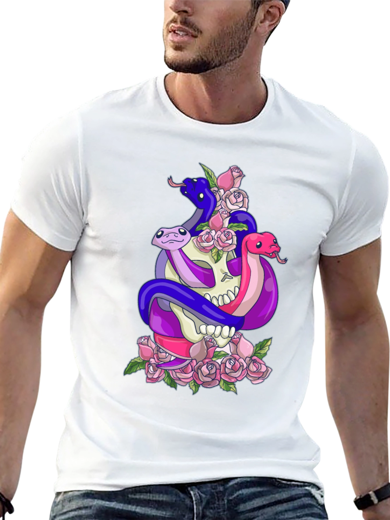 Skull & Snakes Graphic Tee - Unisex