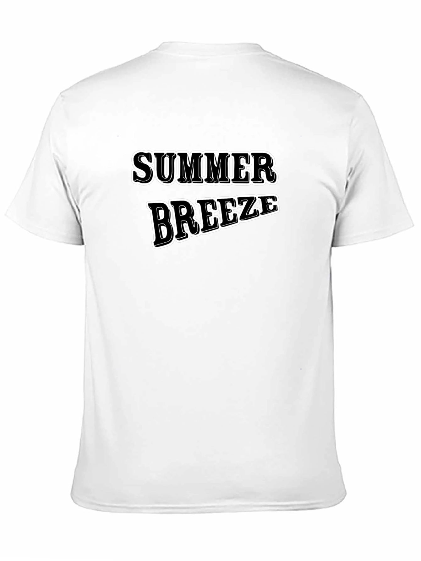 Summer Breeze Graphic T-Shirt - Casual Black Tee