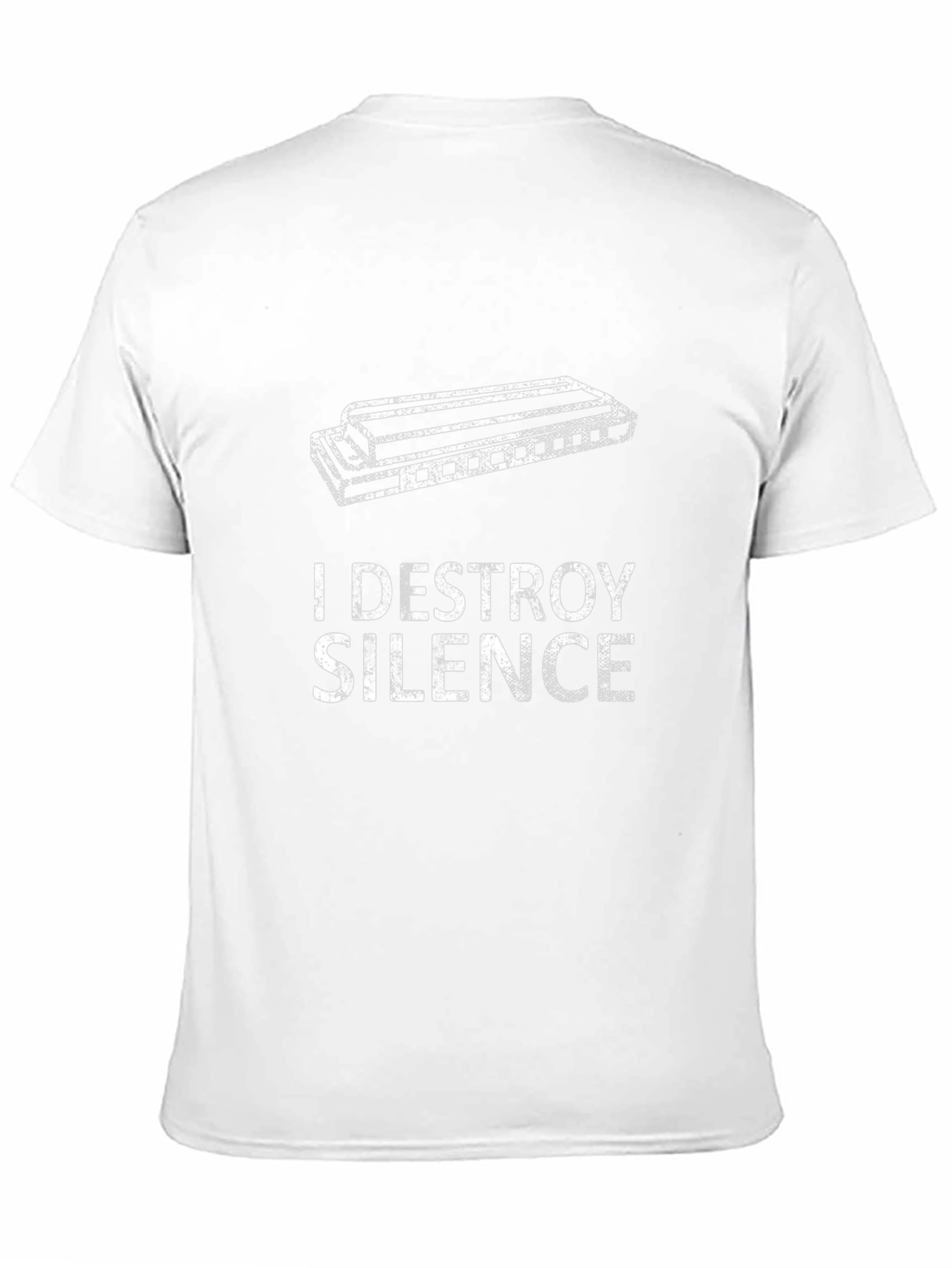 I DESTROY SILENCE Harmonica T-Shirt