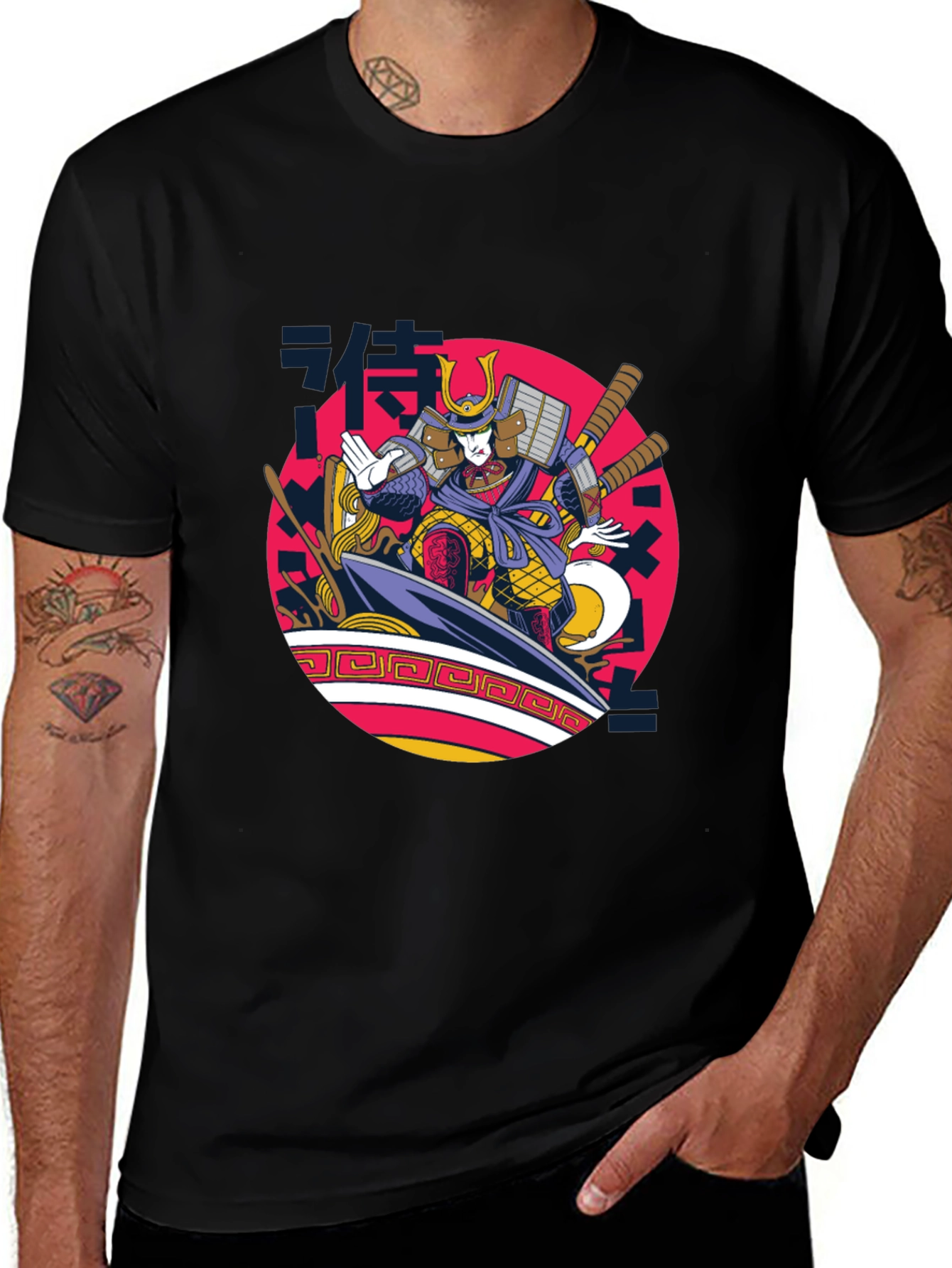 Samurai Ramen Graphic Tee