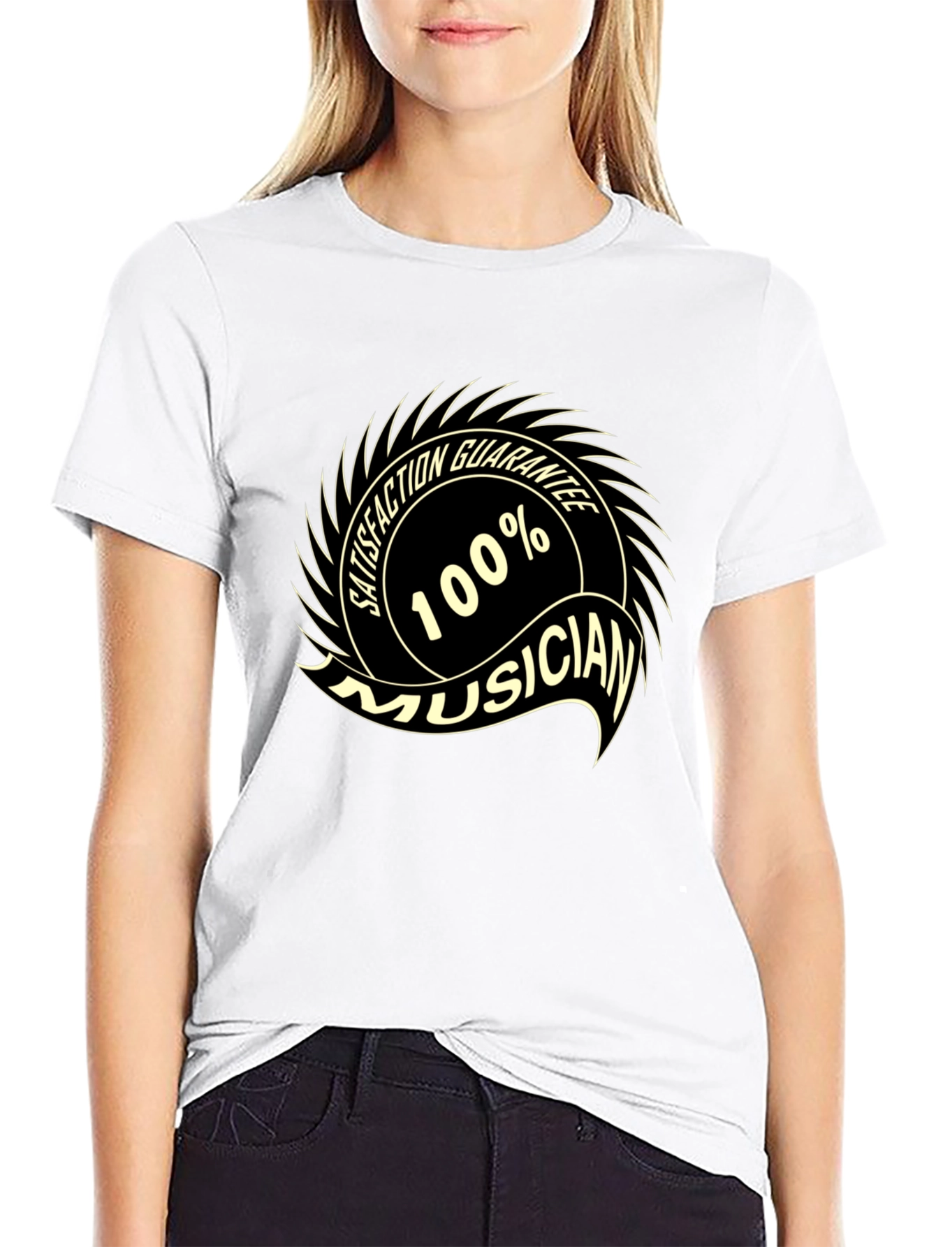 100% Musician Black T-Shirt