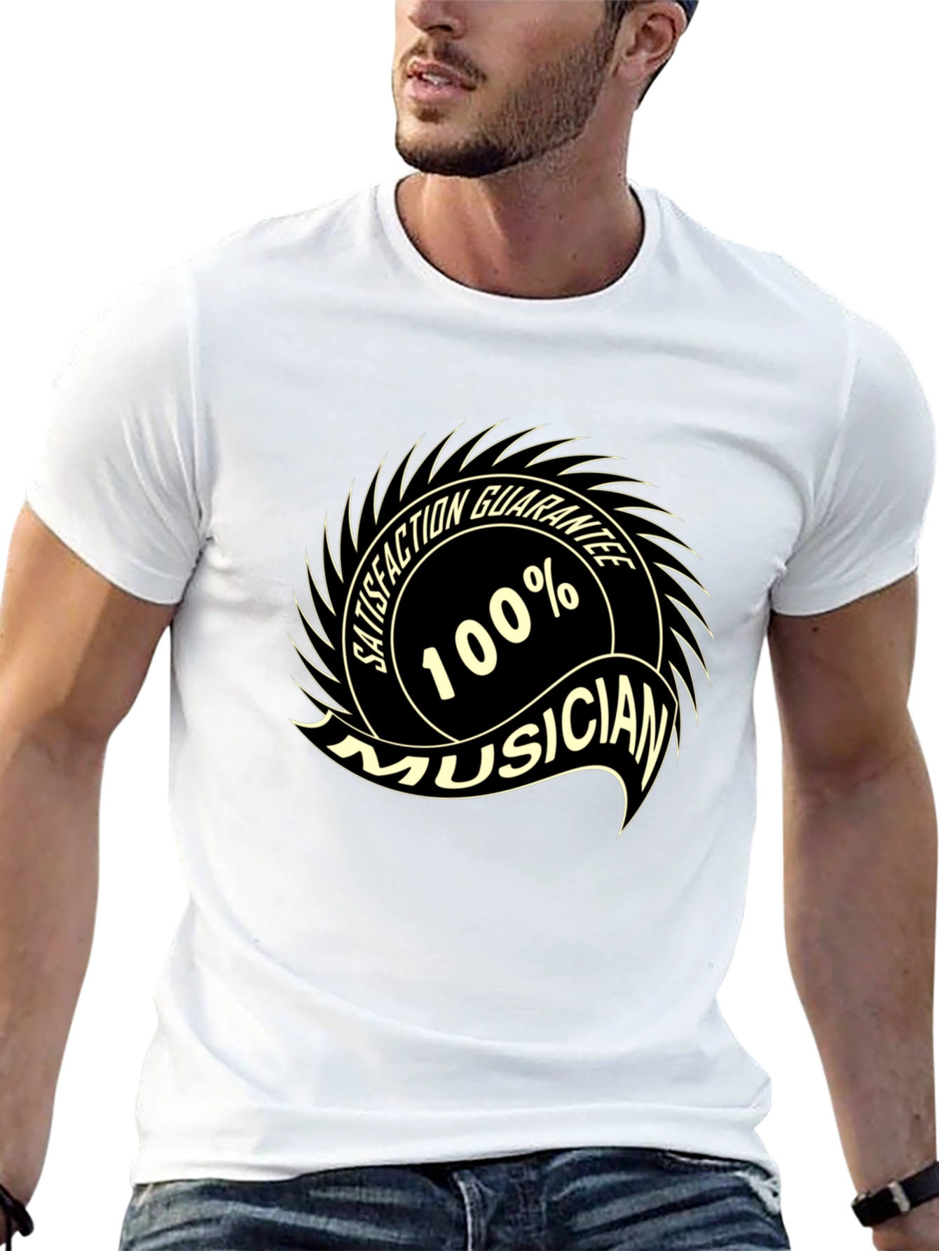 100% Musician Black T-Shirt