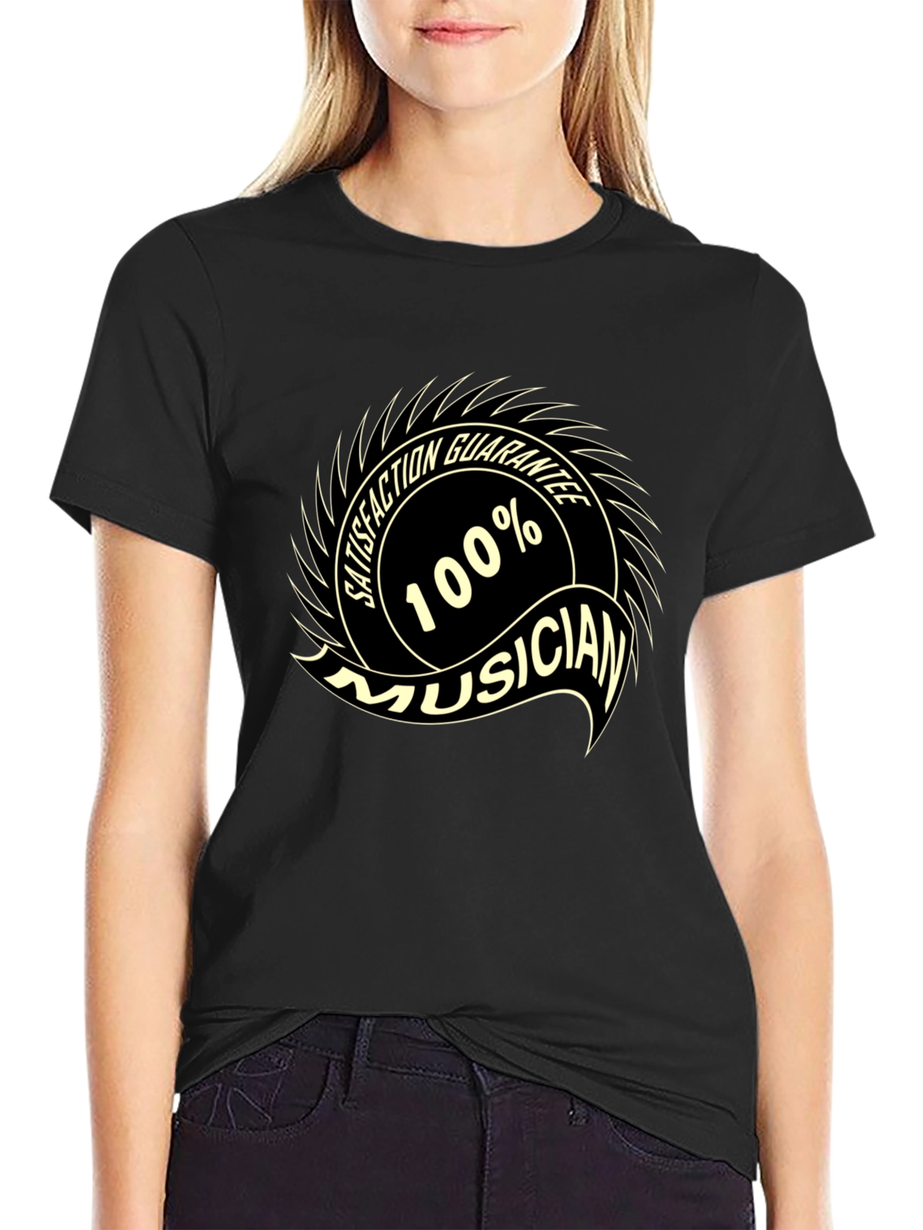 100% Musician Black T-Shirt