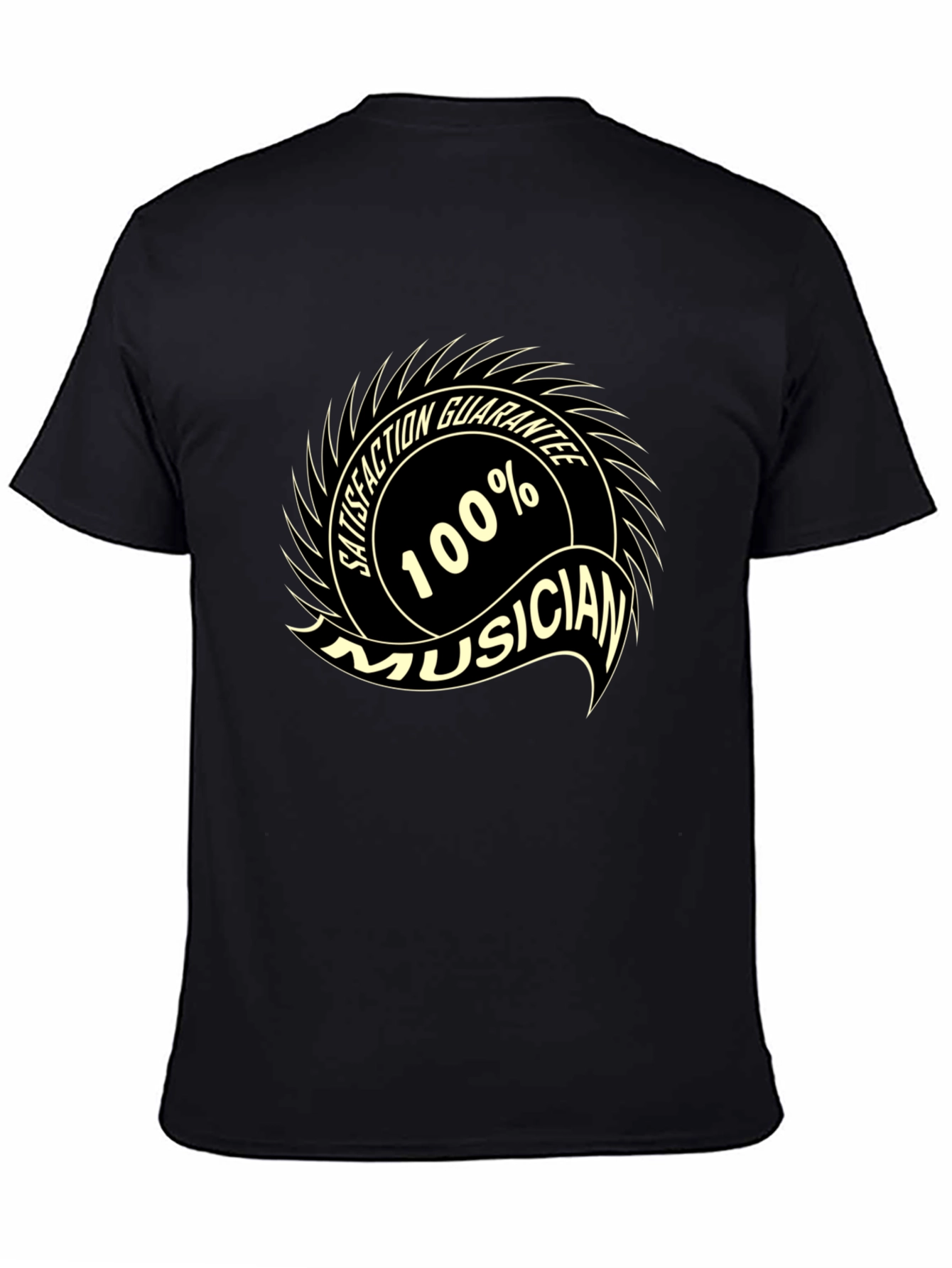 100% Musician Black T-Shirt