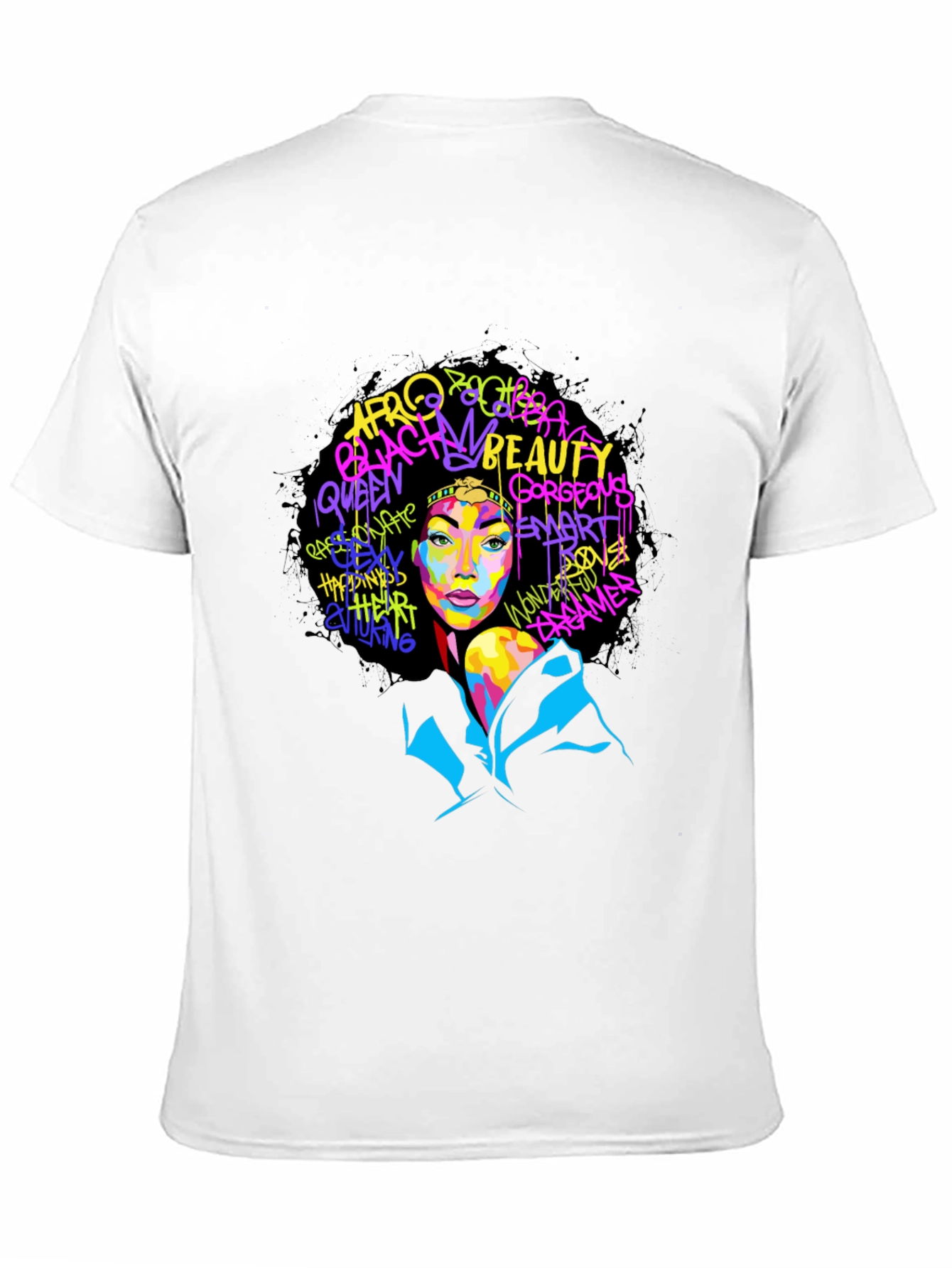 Bold Afro Queen Graphic T-Shirt