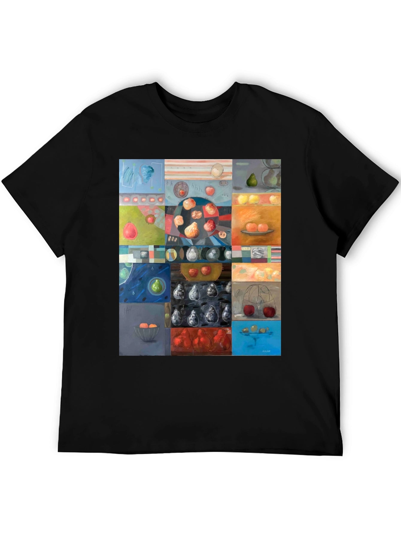 Abstract Fruit Still Life Graphic T-Shirt