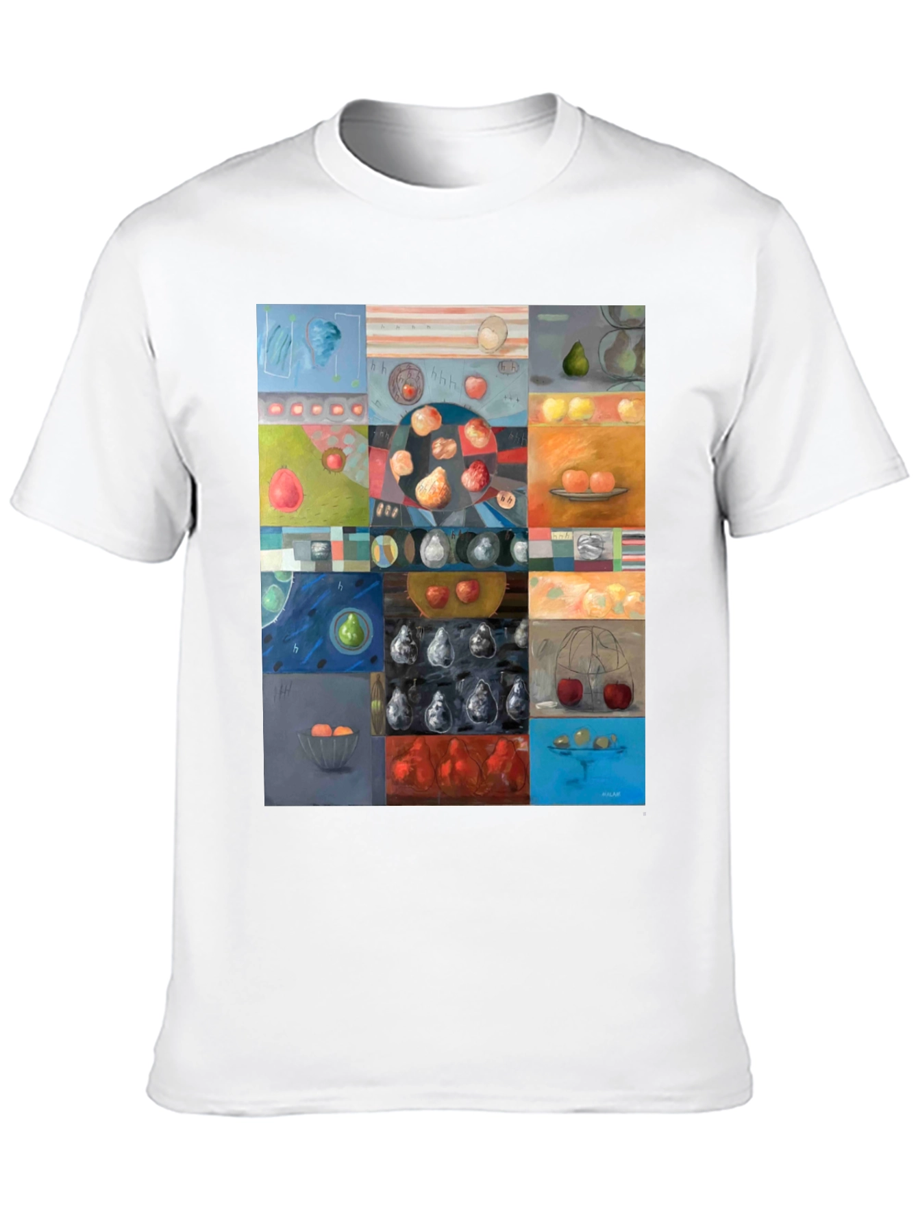 Abstract Fruit Still Life Graphic T-Shirt
