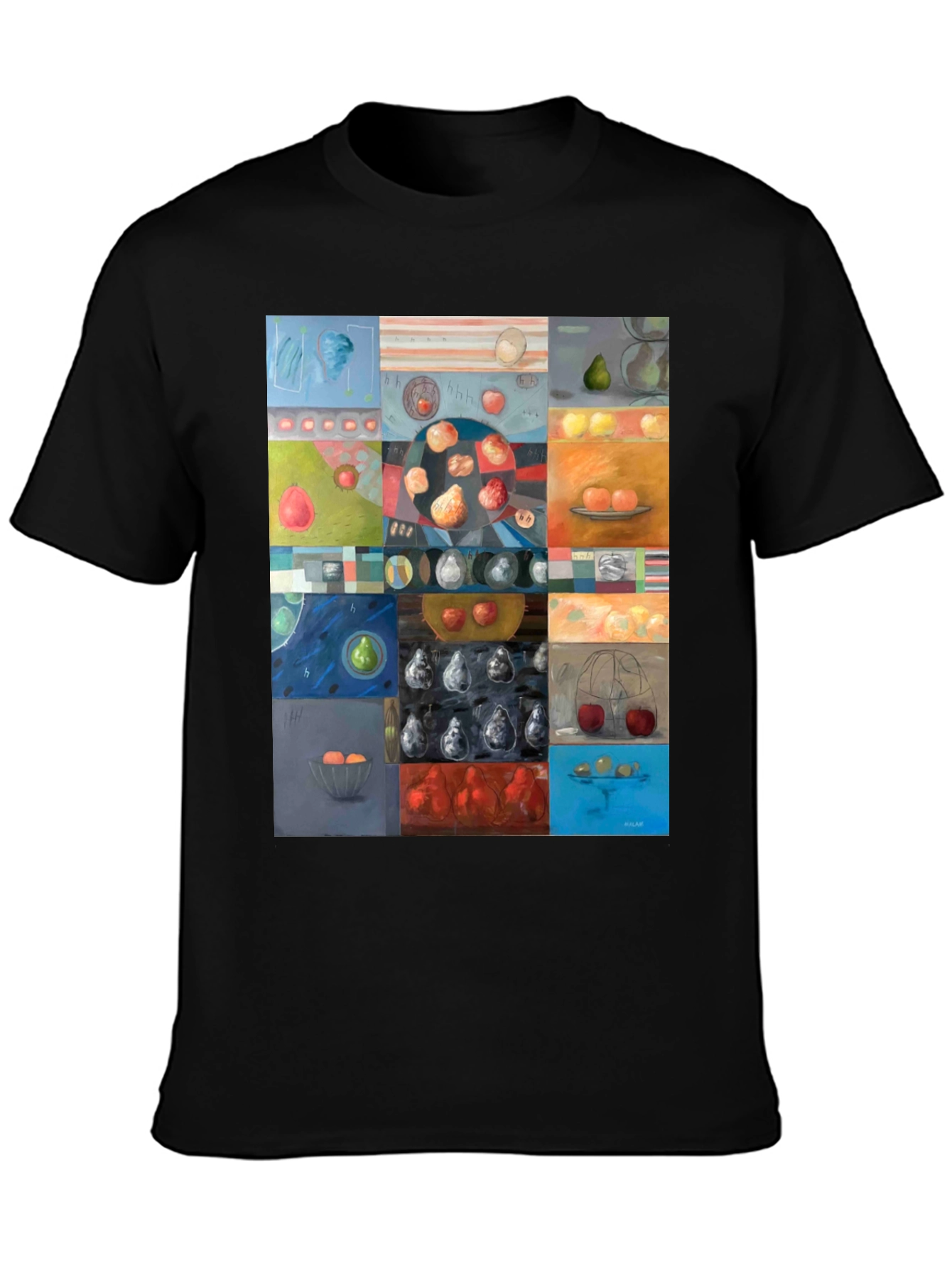 Abstract Fruit Still Life Graphic T-Shirt