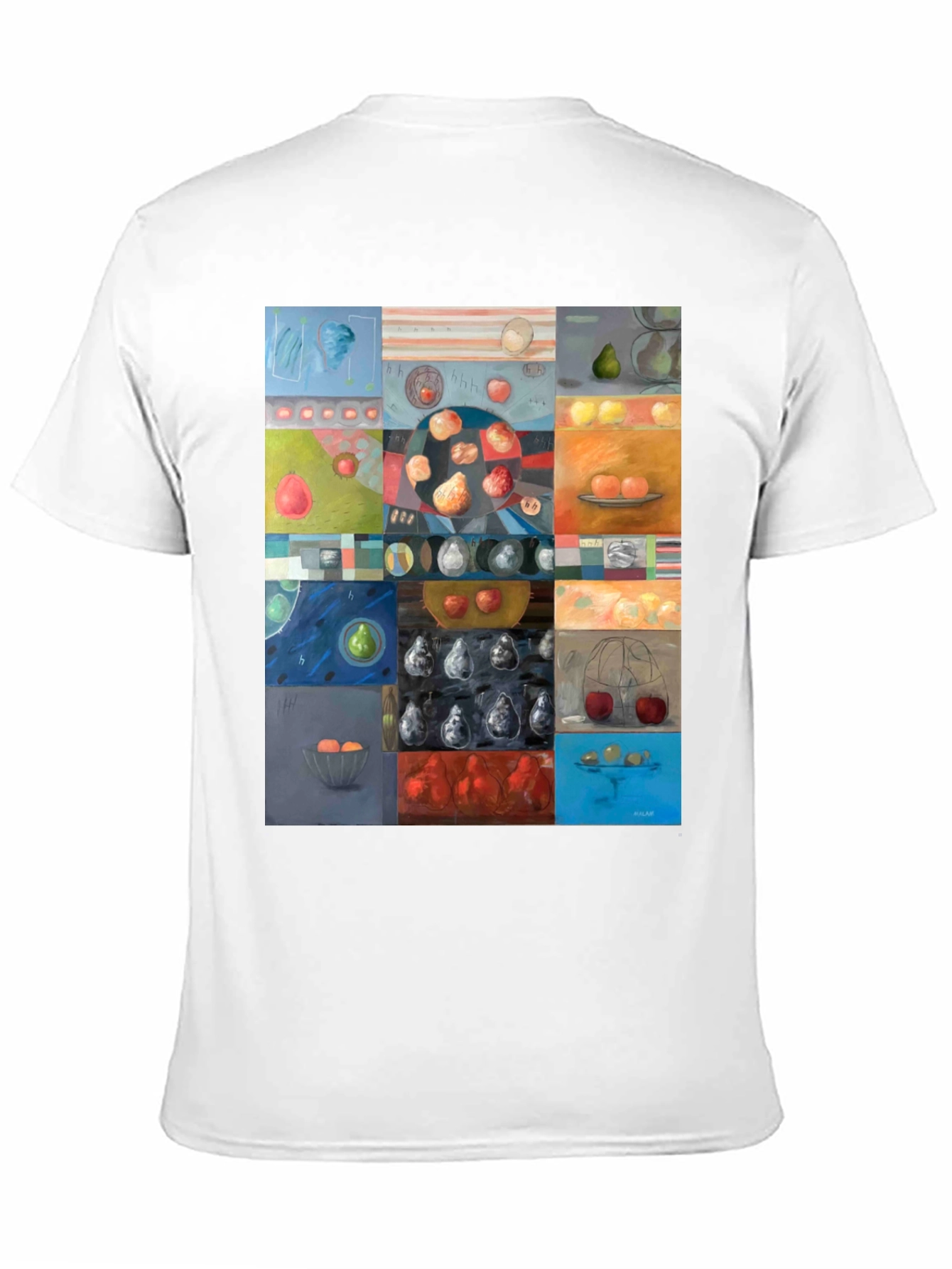 Abstract Fruit Still Life Graphic T-Shirt