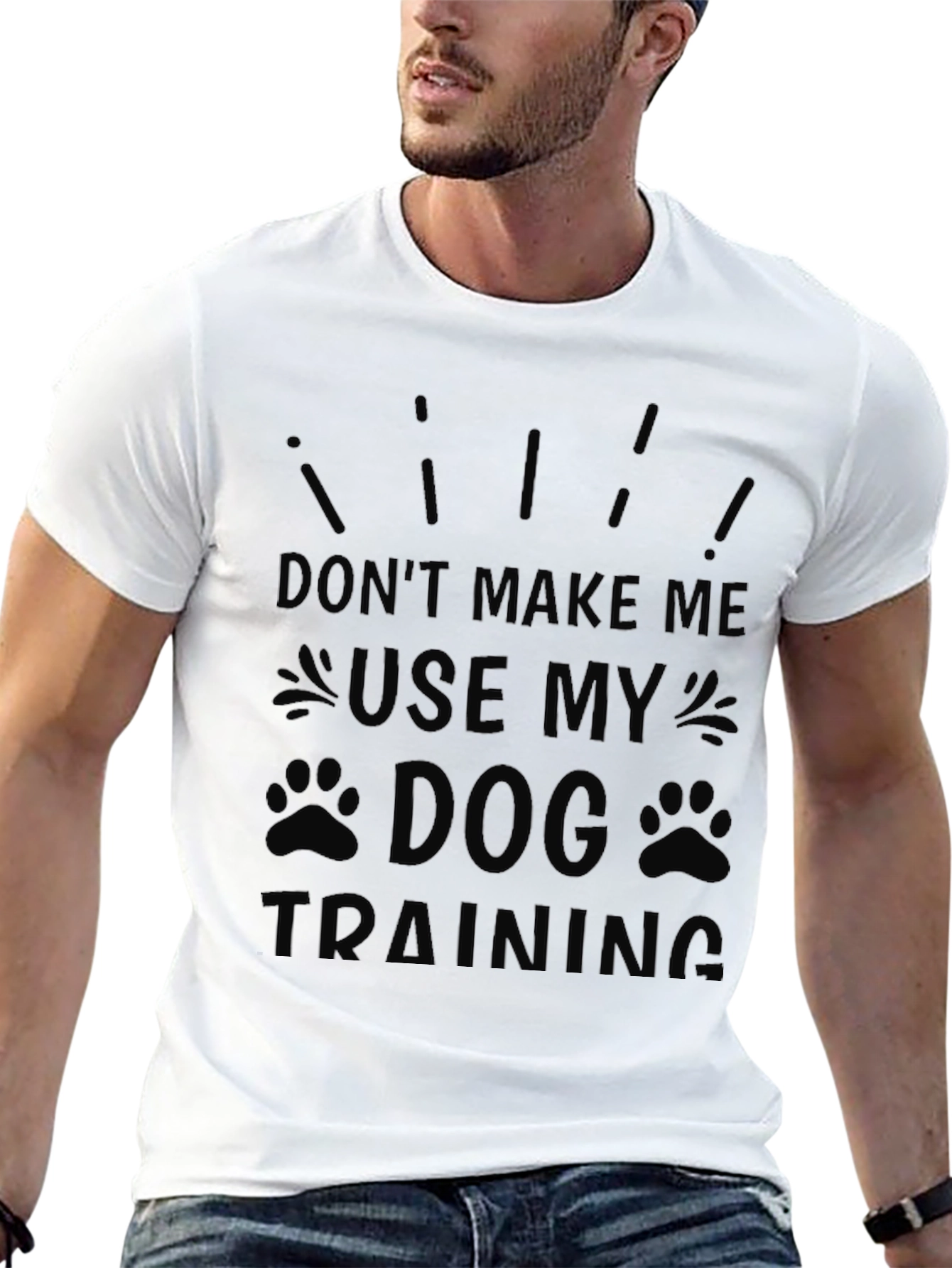 Dog Training Funny Black T-Shirt