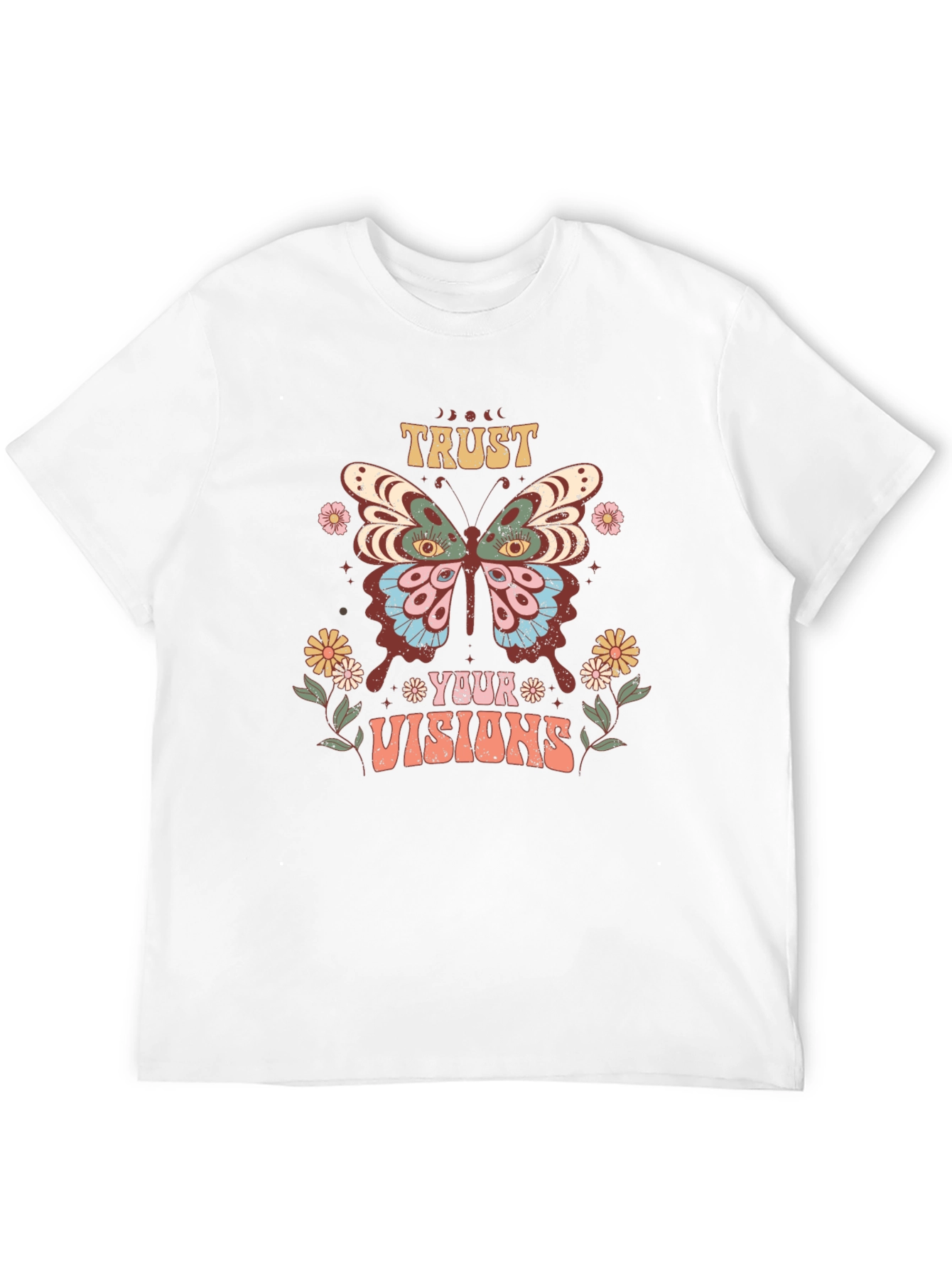 Trust Your Visions Butterfly Graphic T-Shirt