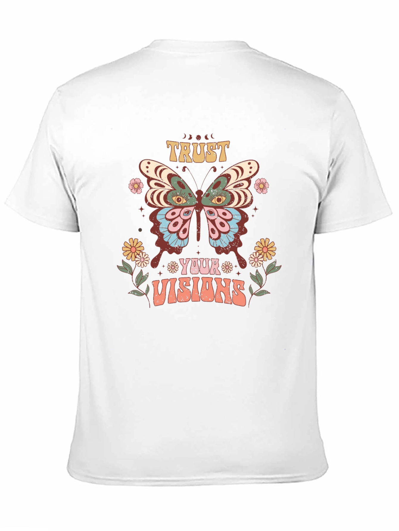 Trust Your Visions Butterfly Graphic T-Shirt