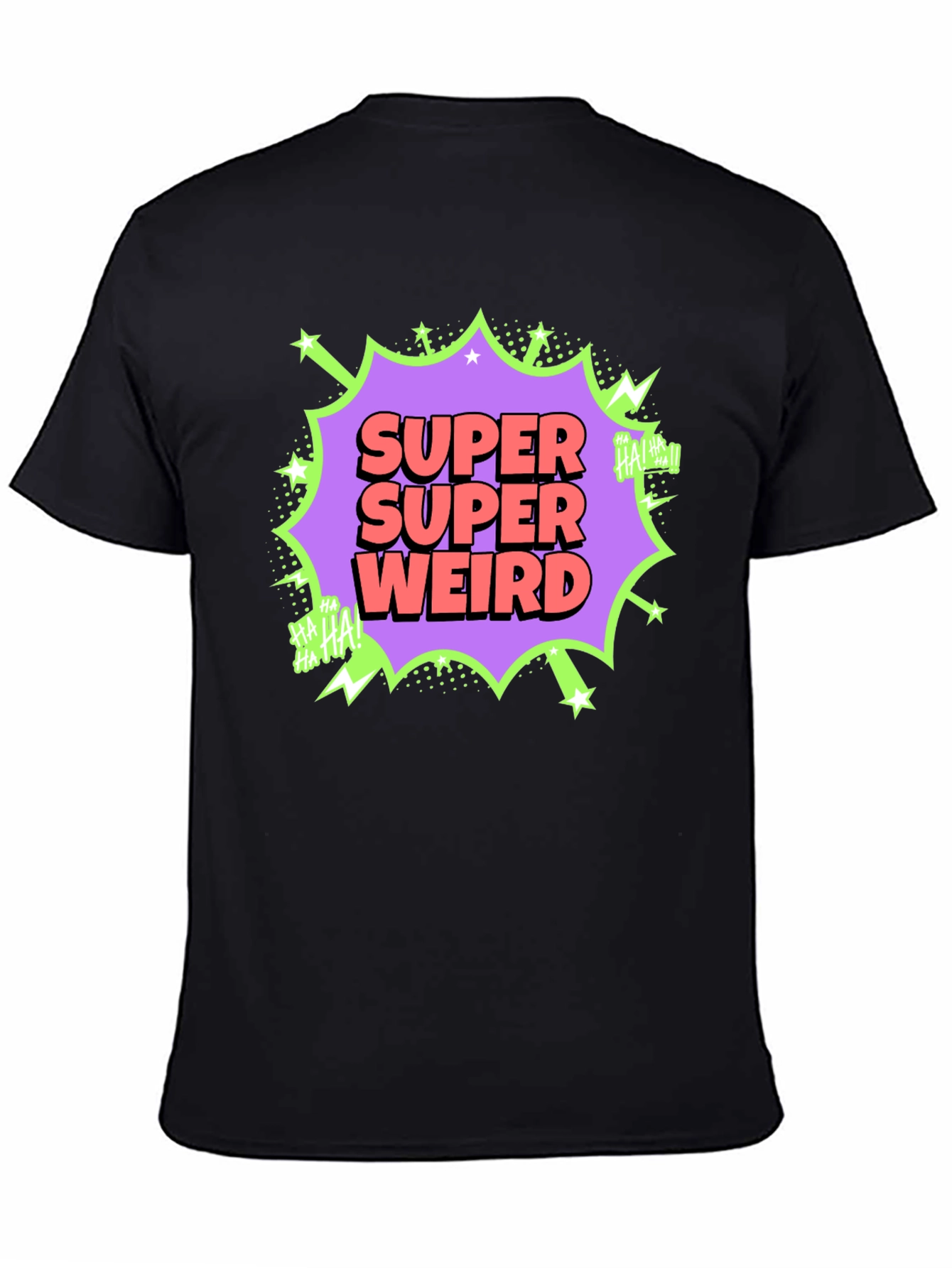 Super Weird Graphic Tee - Funny Comic Style