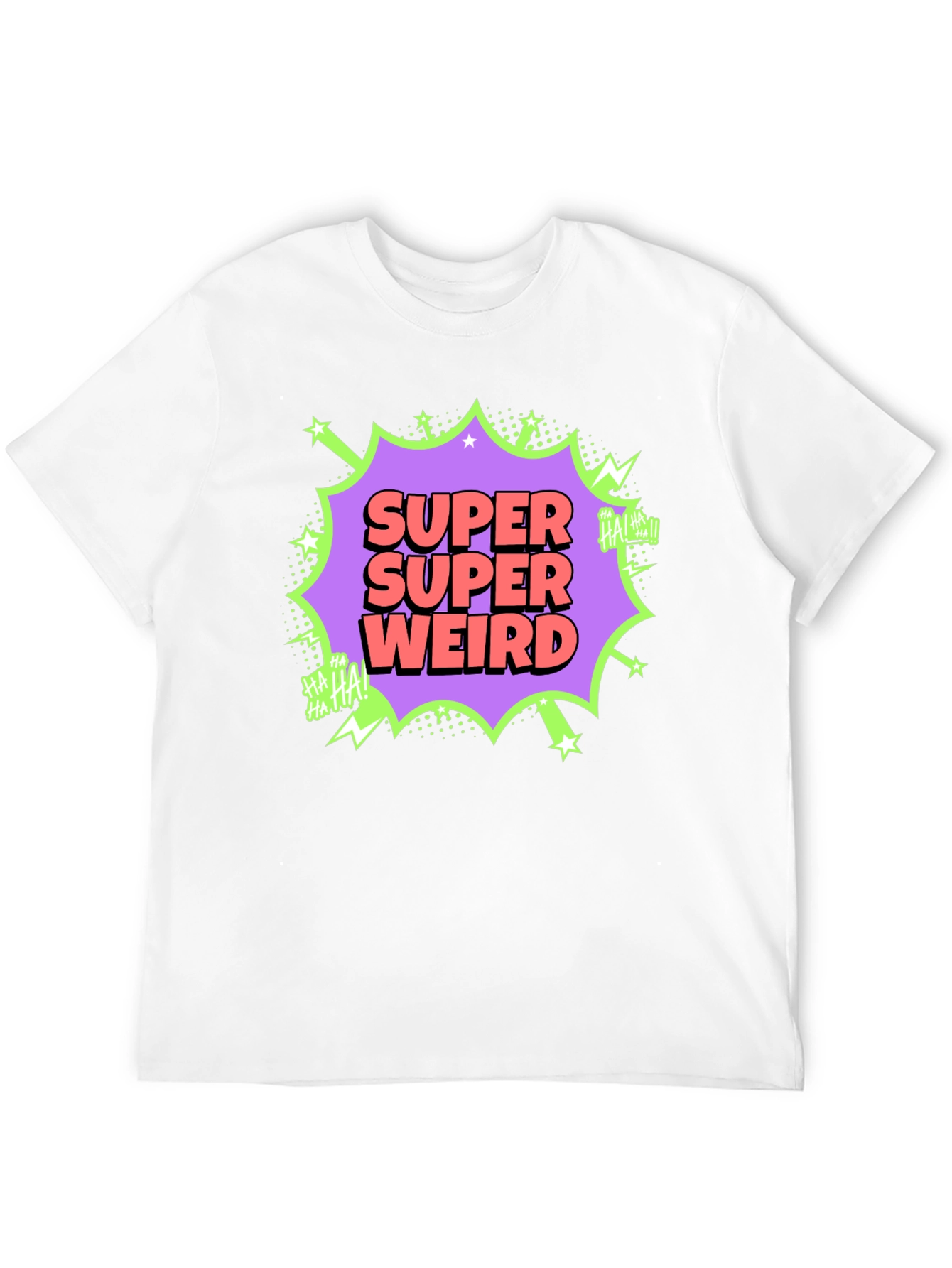 Super Weird Graphic Tee - Funny Comic Style