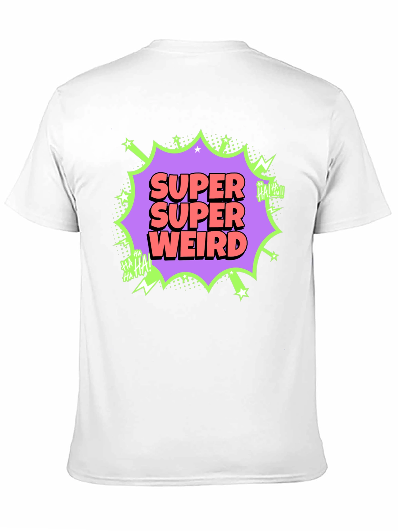 Super Weird Graphic Tee - Funny Comic Style
