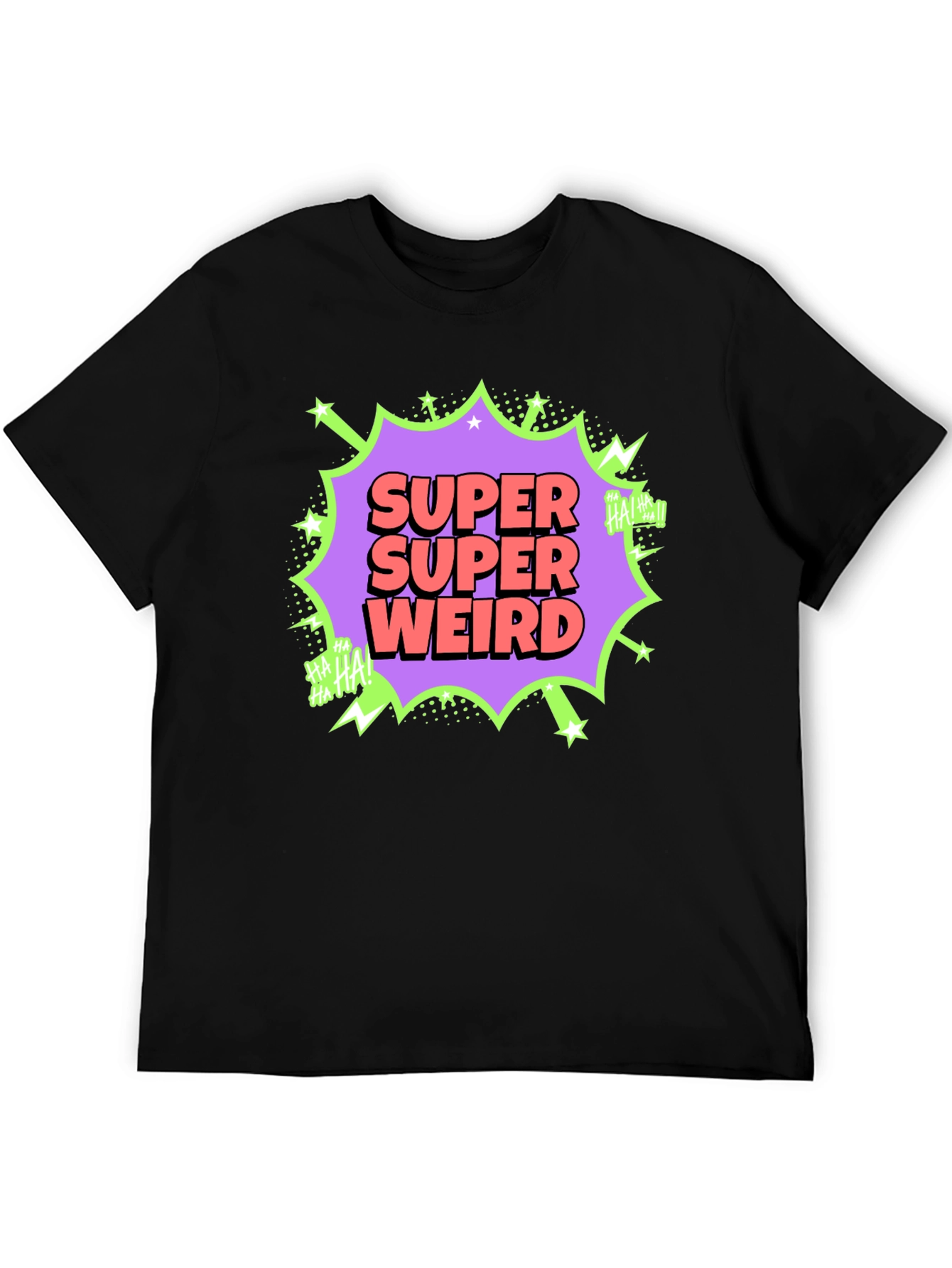 Super Weird Graphic Tee - Funny Comic Style