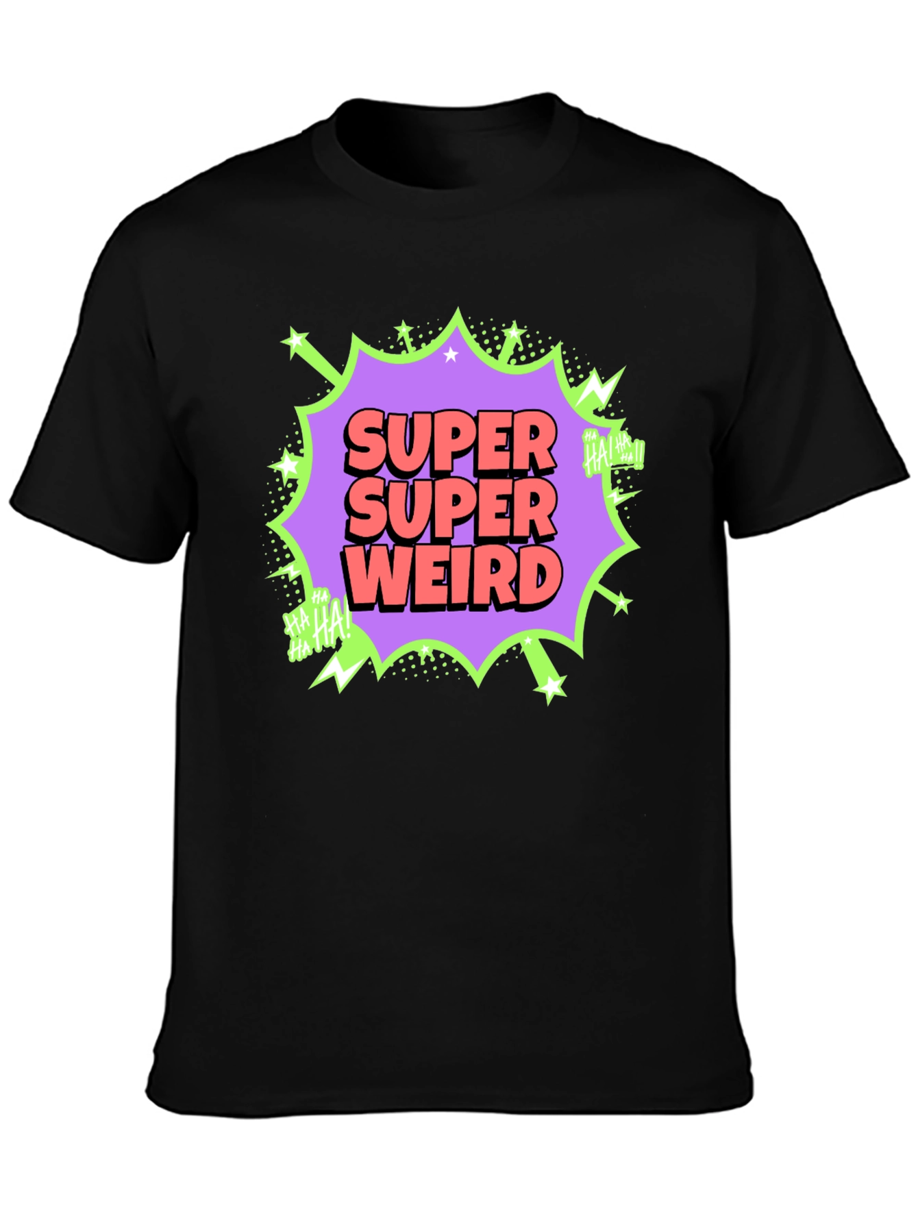 Super Weird Graphic Tee - Funny Comic Style