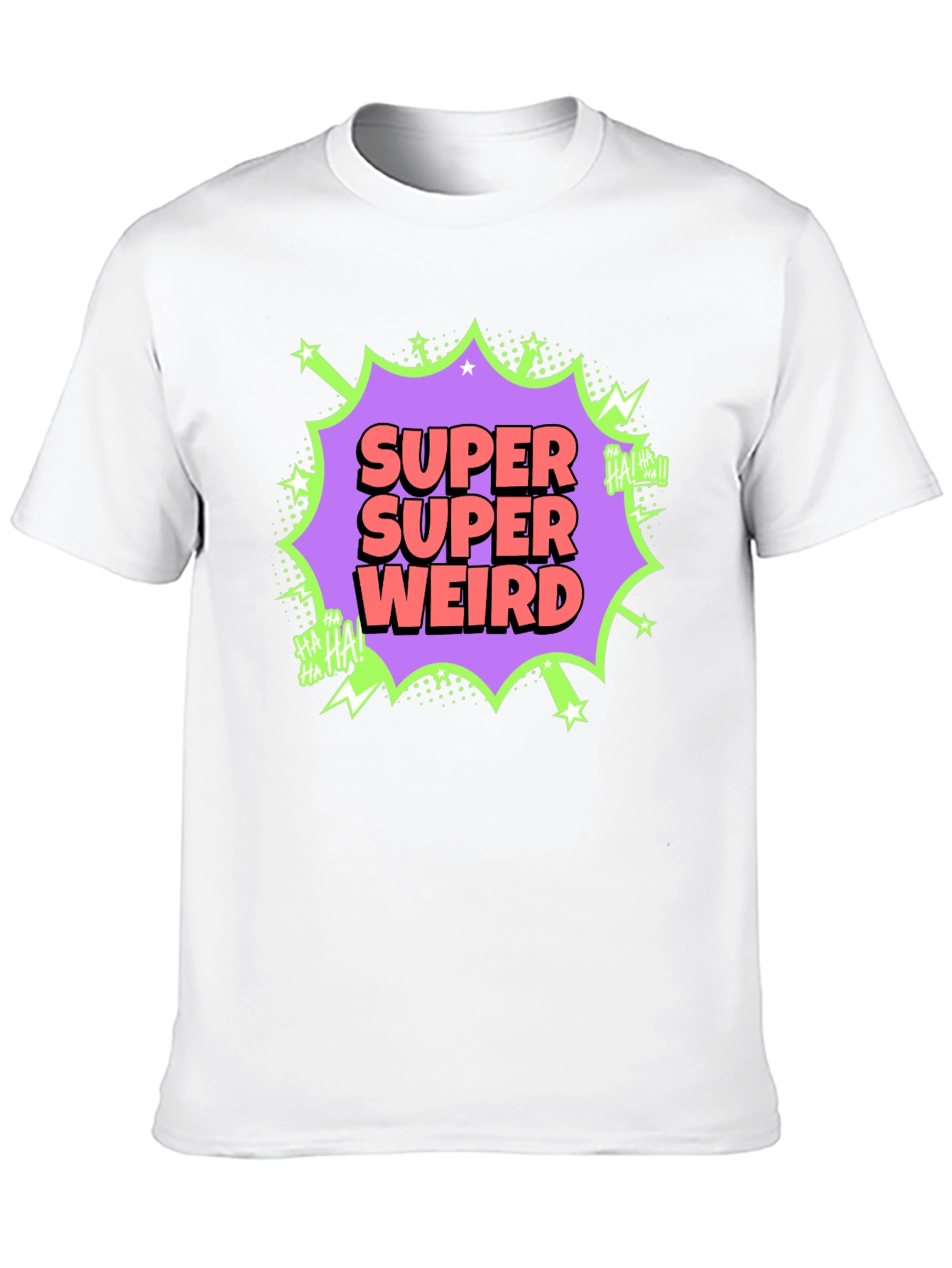 Super Weird Graphic Tee - Funny Comic Style