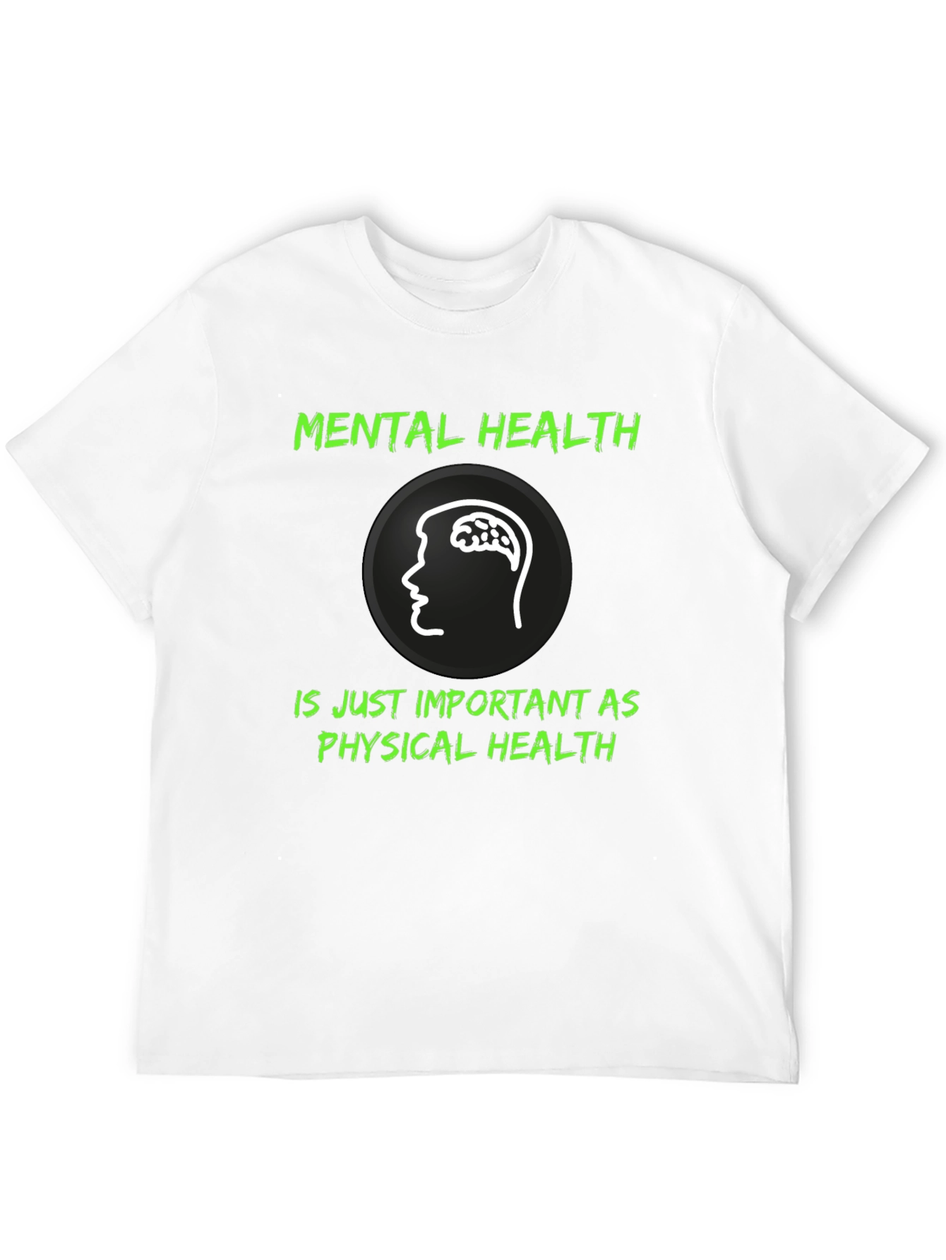 Mental Health Awareness Graphic Tee - Black