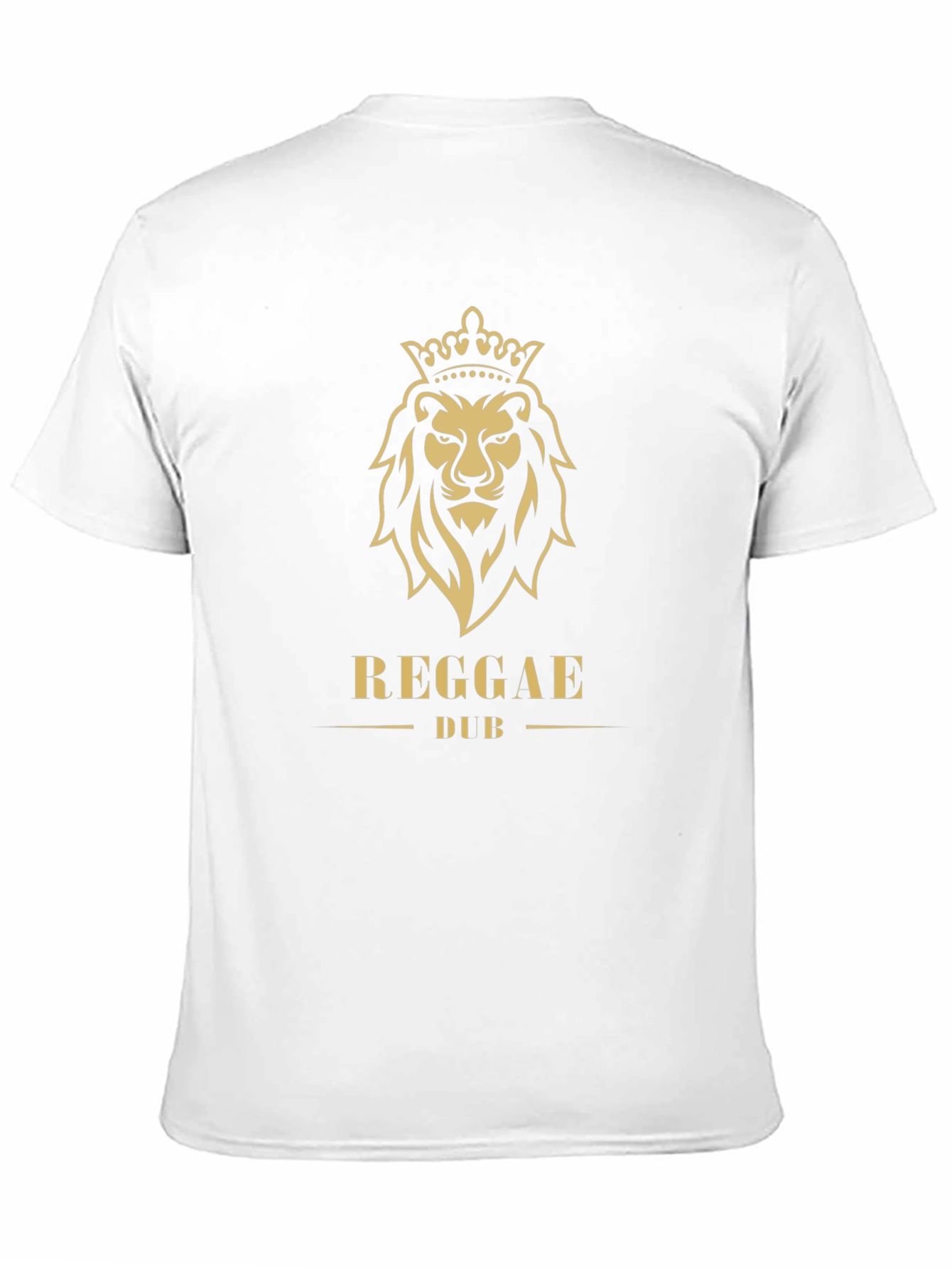 Reggae Dub Lion Crown Graphic T-Shirt