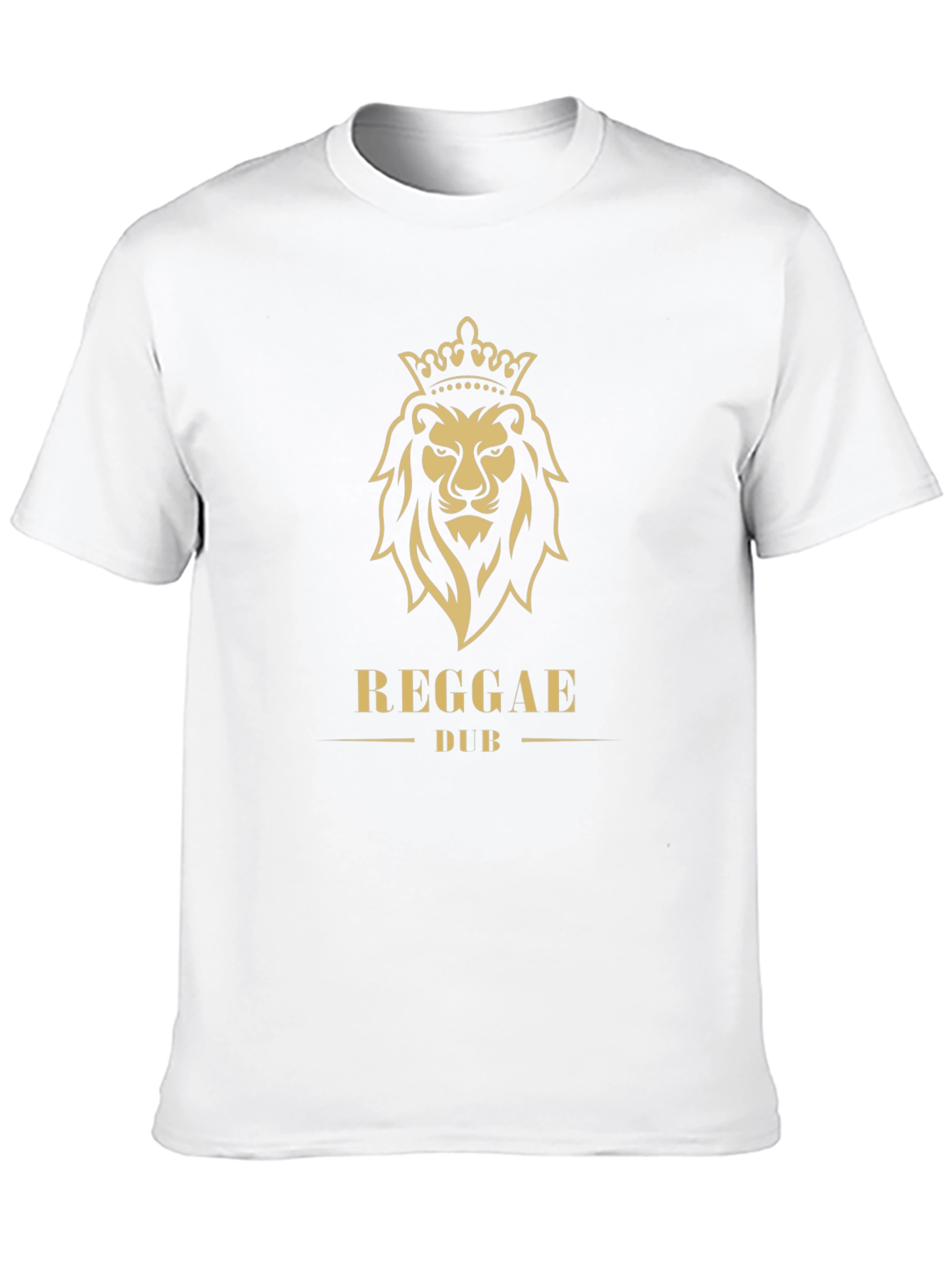 Reggae Dub Lion Crown Graphic T-Shirt