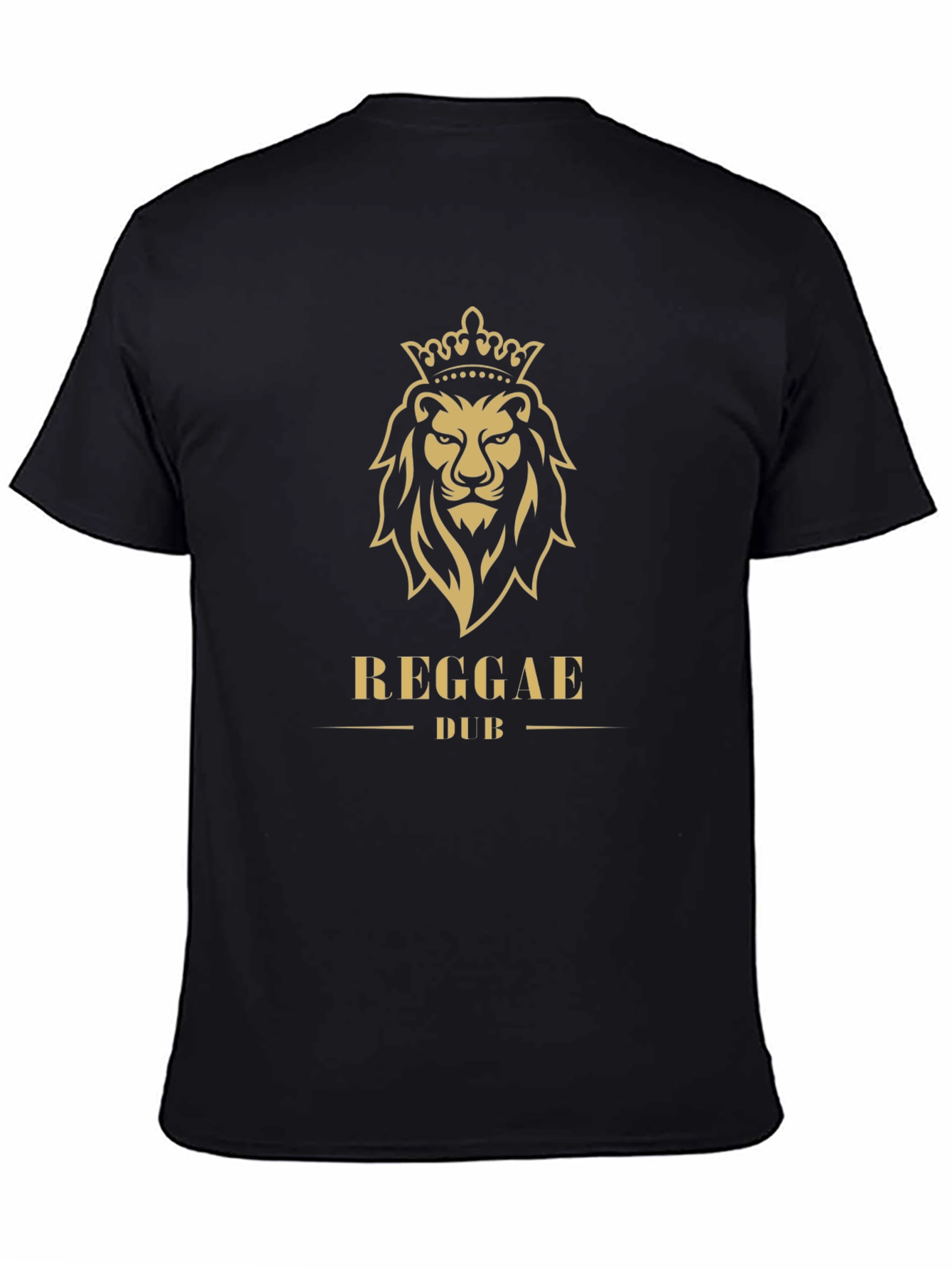 Reggae Dub Lion Crown Graphic T-Shirt