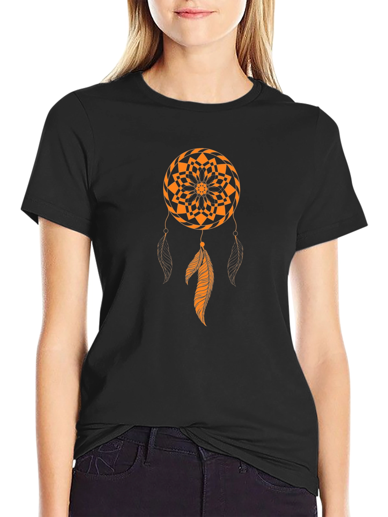 Dreamcatcher Graphic Black T-Shirt