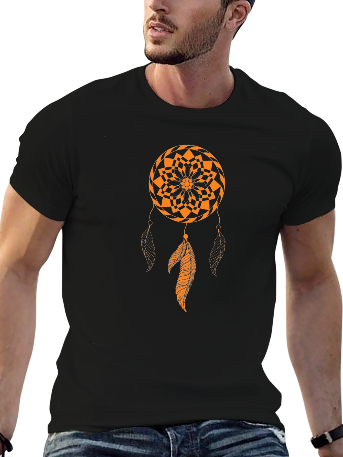 Dreamcatcher Graphic Black T-Shirt