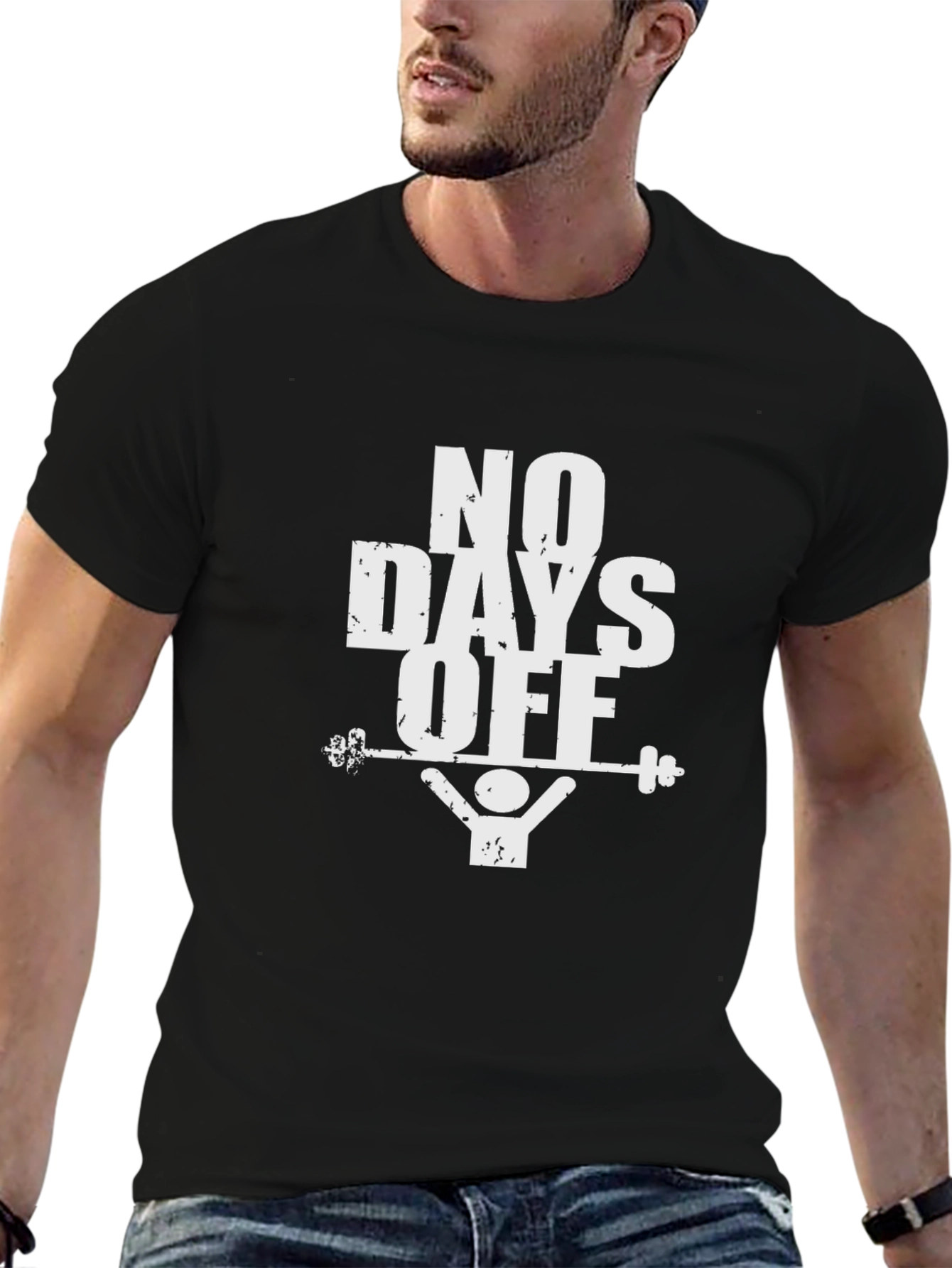 No Days Off Graphic T-Shirt