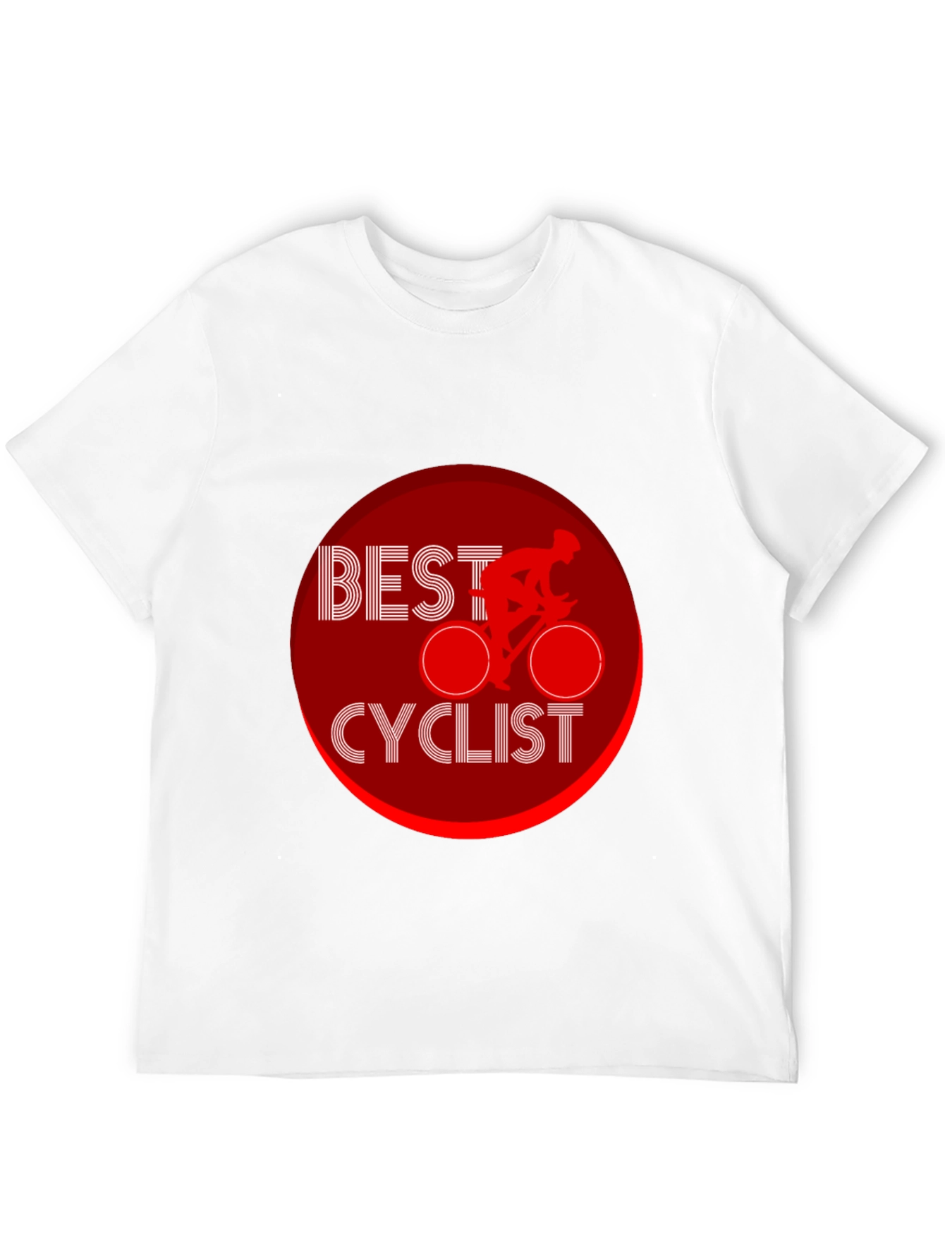 Best Cyclist Graphic Black T-Shirt