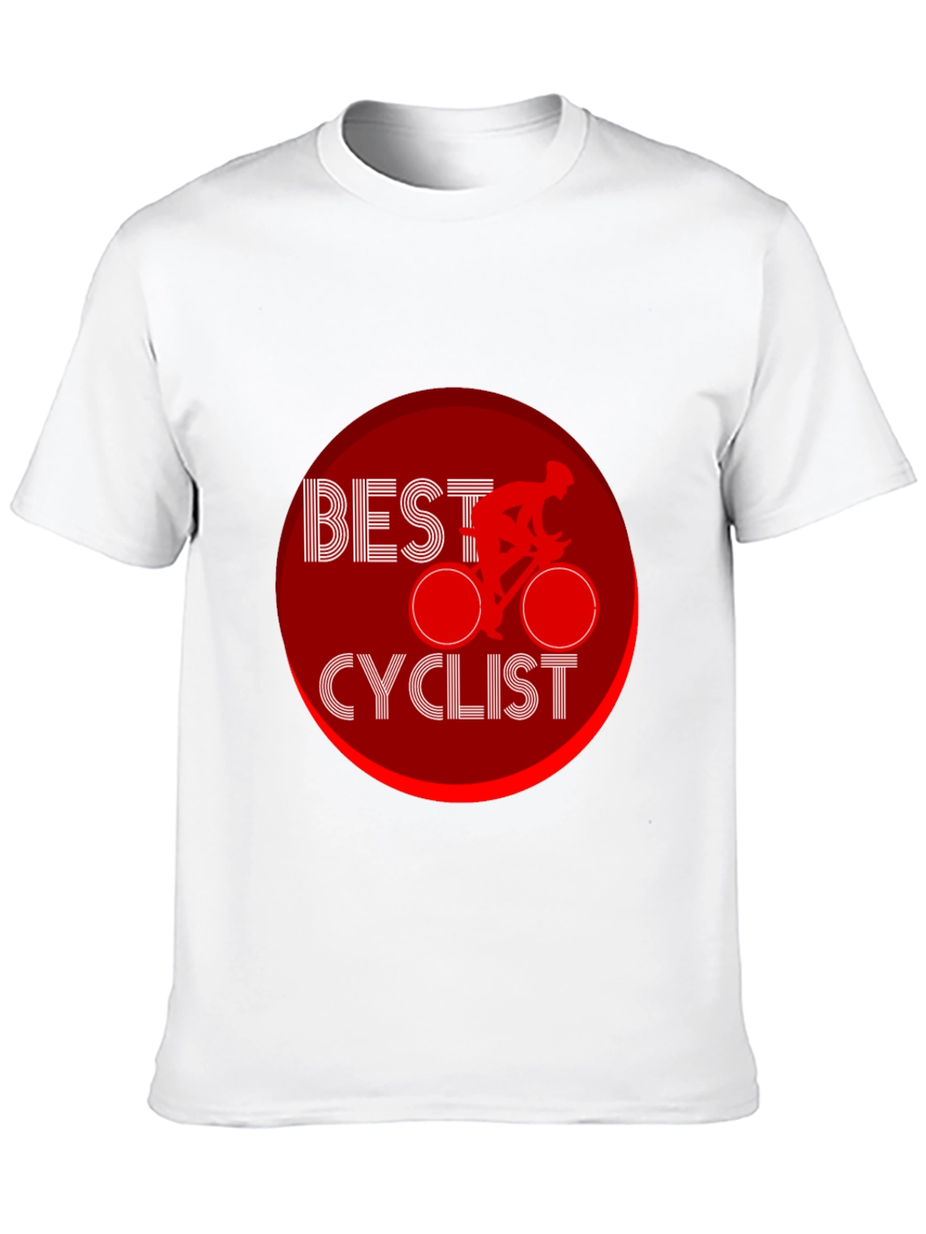 Best Cyclist Graphic Black T-Shirt