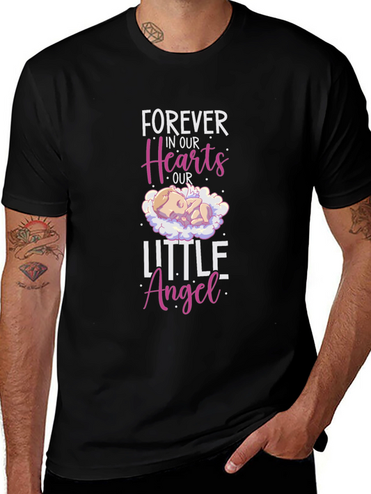 Forever In Our Hearts Little Angel Memorial T-Shirt
