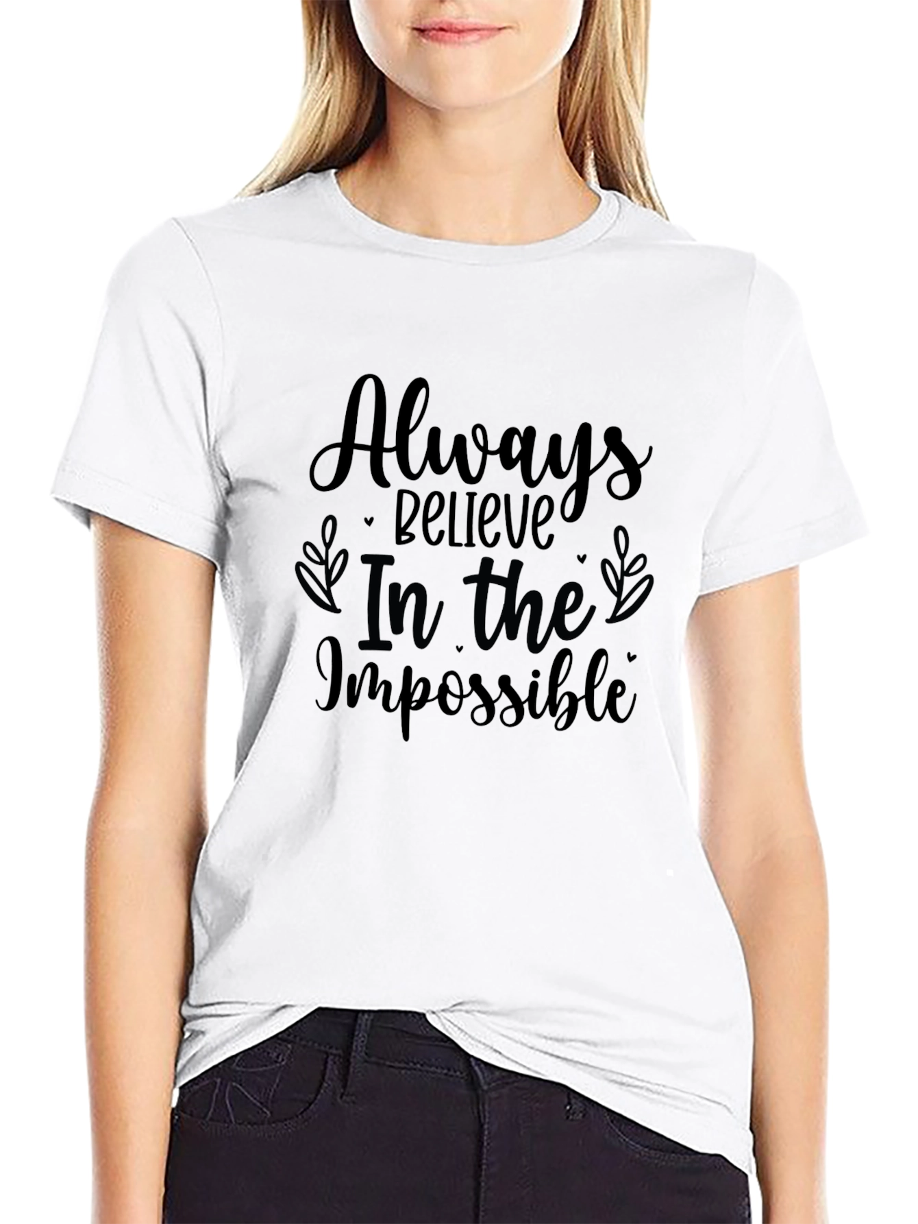 Believe in the Impossible Black Tee